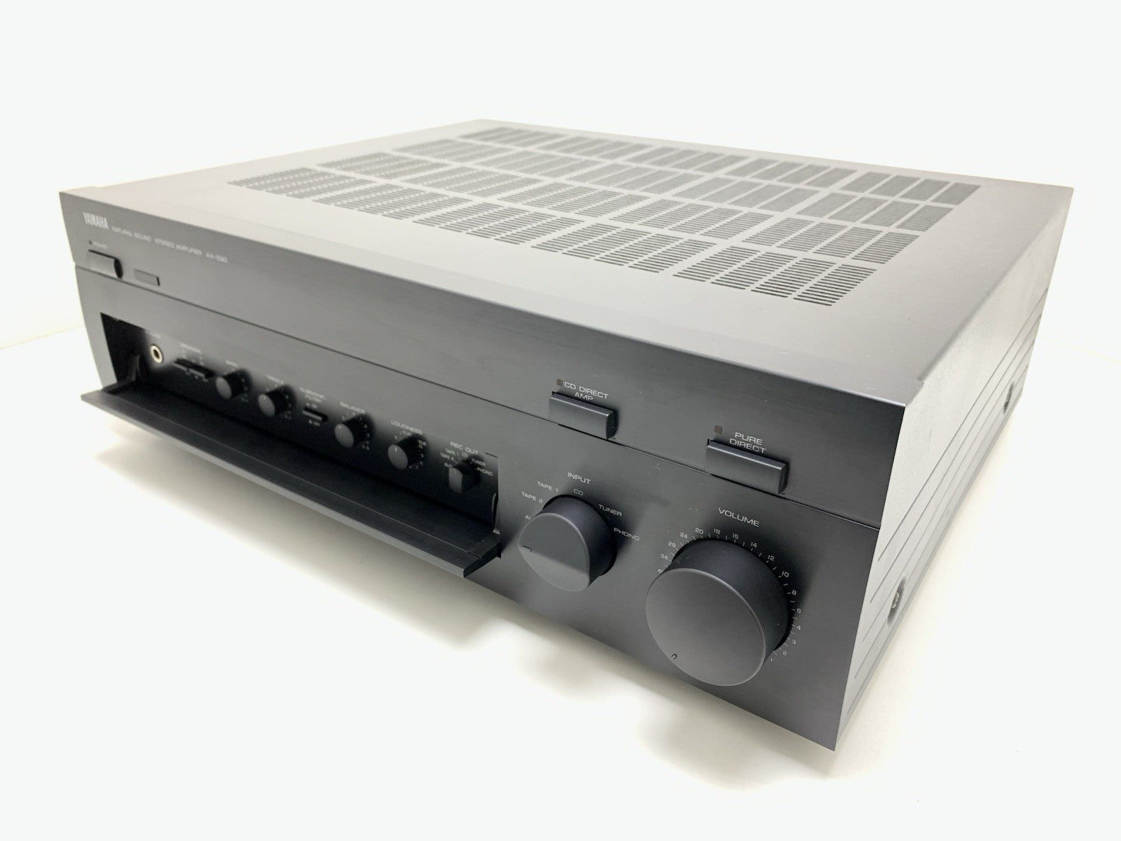 YAMAHA AX 590 Integrated Stereo Amplifier 2X 100Watts RMS Vintage 1995 Good Look