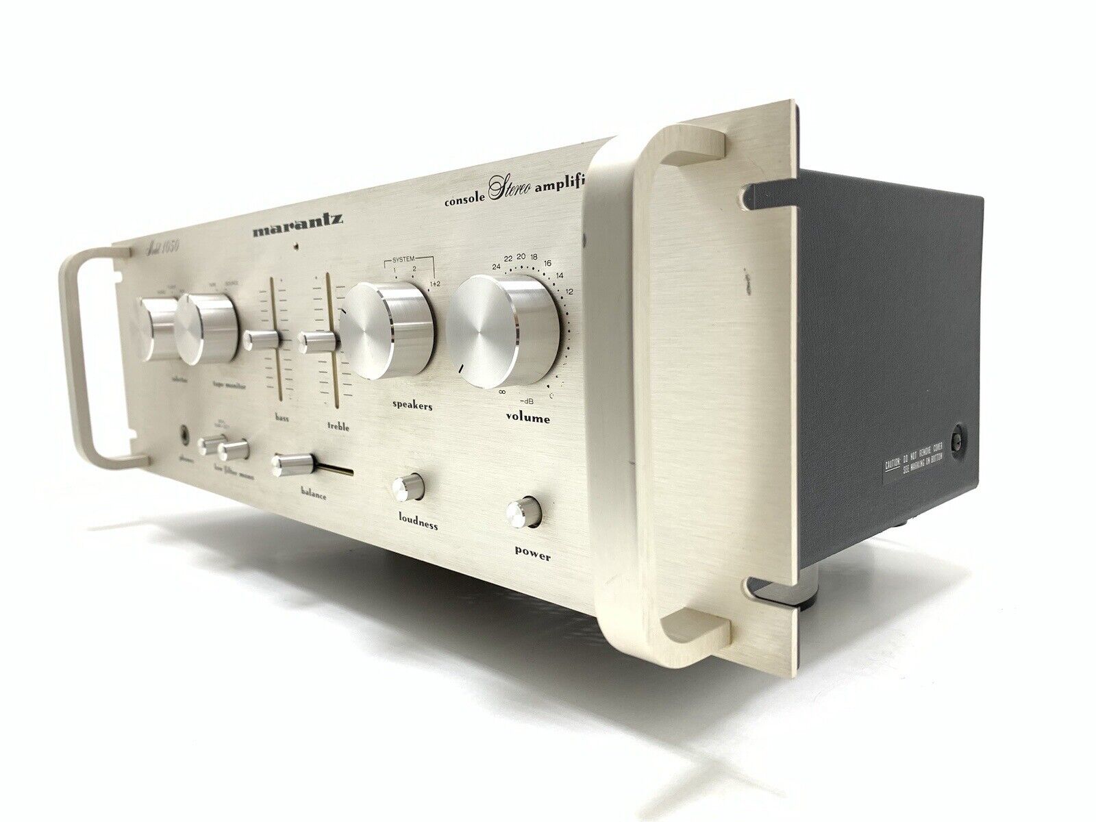 MARANTZ 1050 Rack Stereo Integrated Amplifier 50 RMS Vintage 1978 WORK Good Look