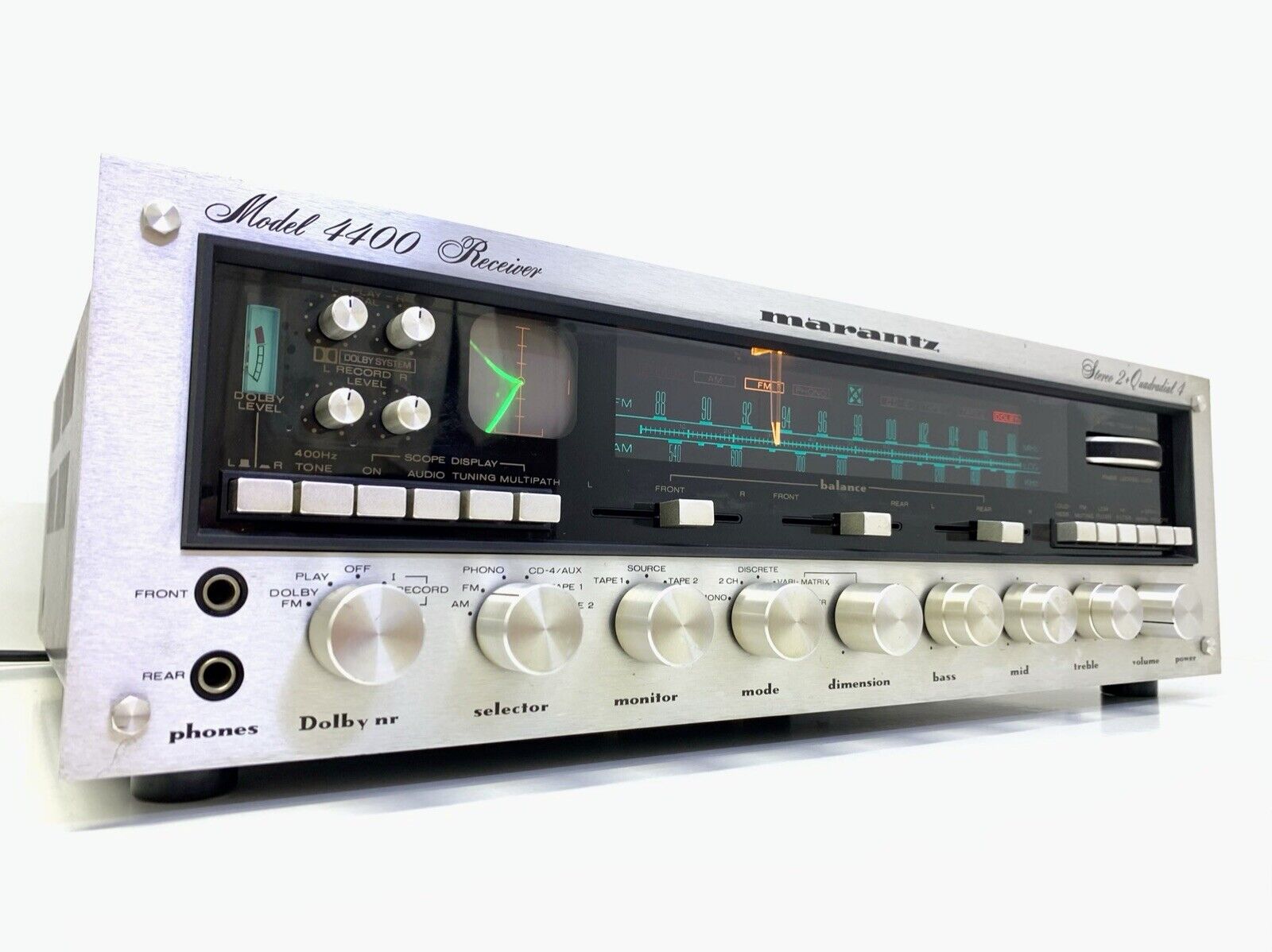 MARANTZ 4400 Stereo Quadradial Receiver 250Watts RMS Vintage 1976 RARE Good Look