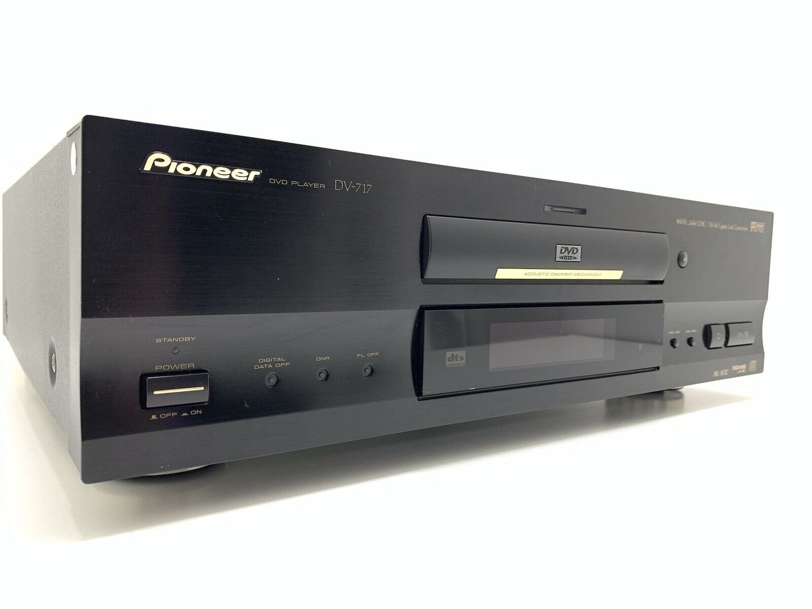 PIONEER DV 717 DVD CD Compact Disc with Remote Original PAL NTSC WORK Good Look