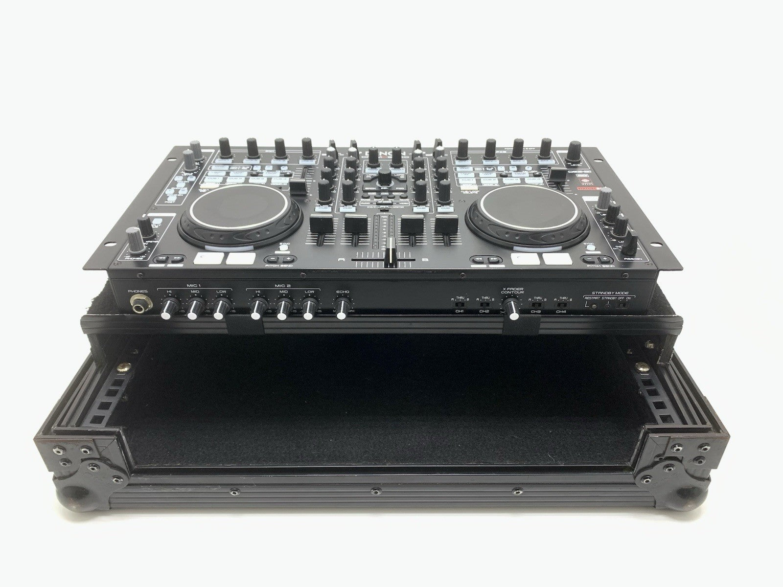 DENON DN MC6000 Professional PRO MIXER  DJ MIDI Controller +Case WORK Good Look