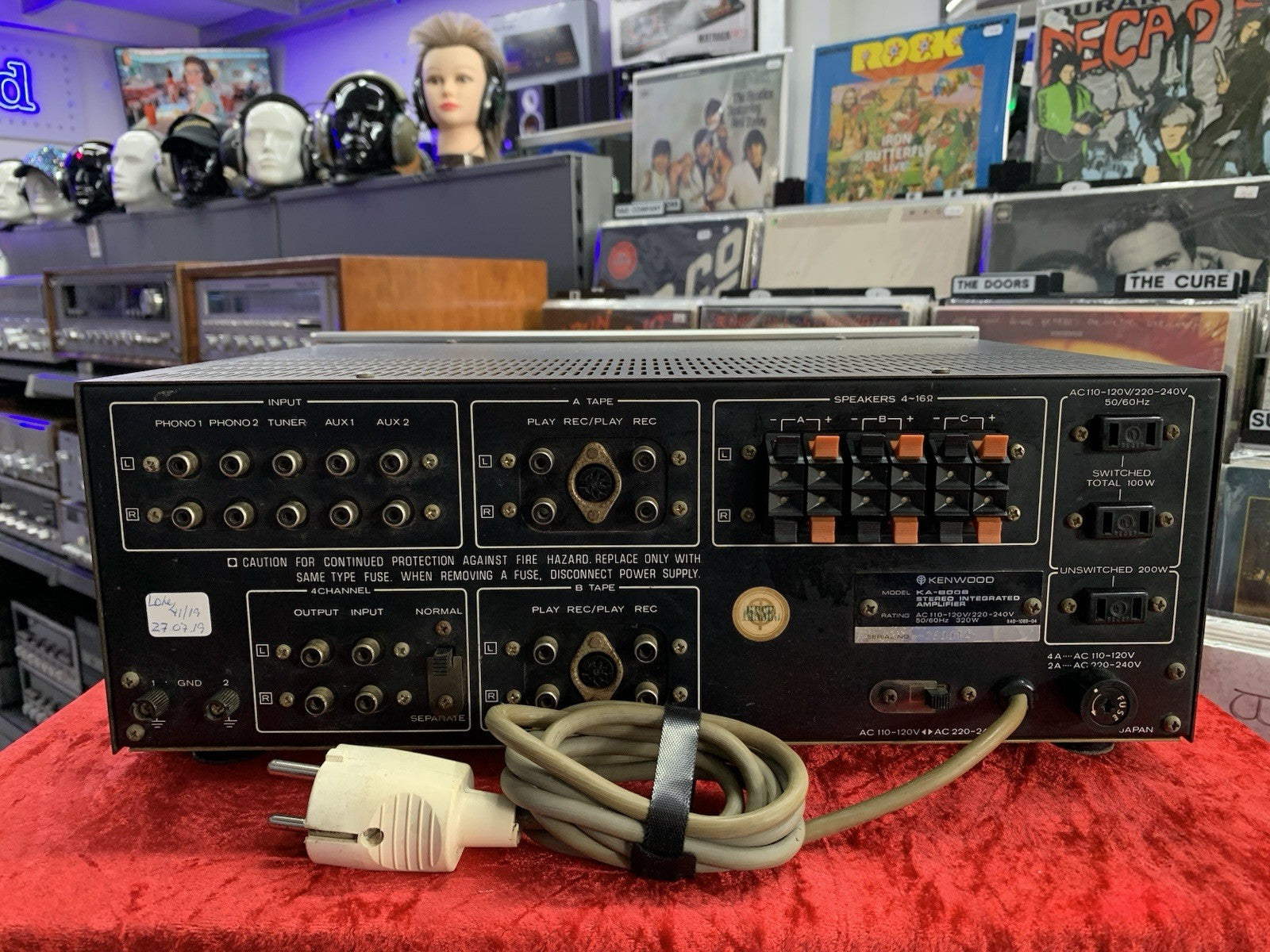 KENWOOD KA 6006 Integrated Stereo Amplifier 2X48 Watts RMS Vintage 1974 GoodLook