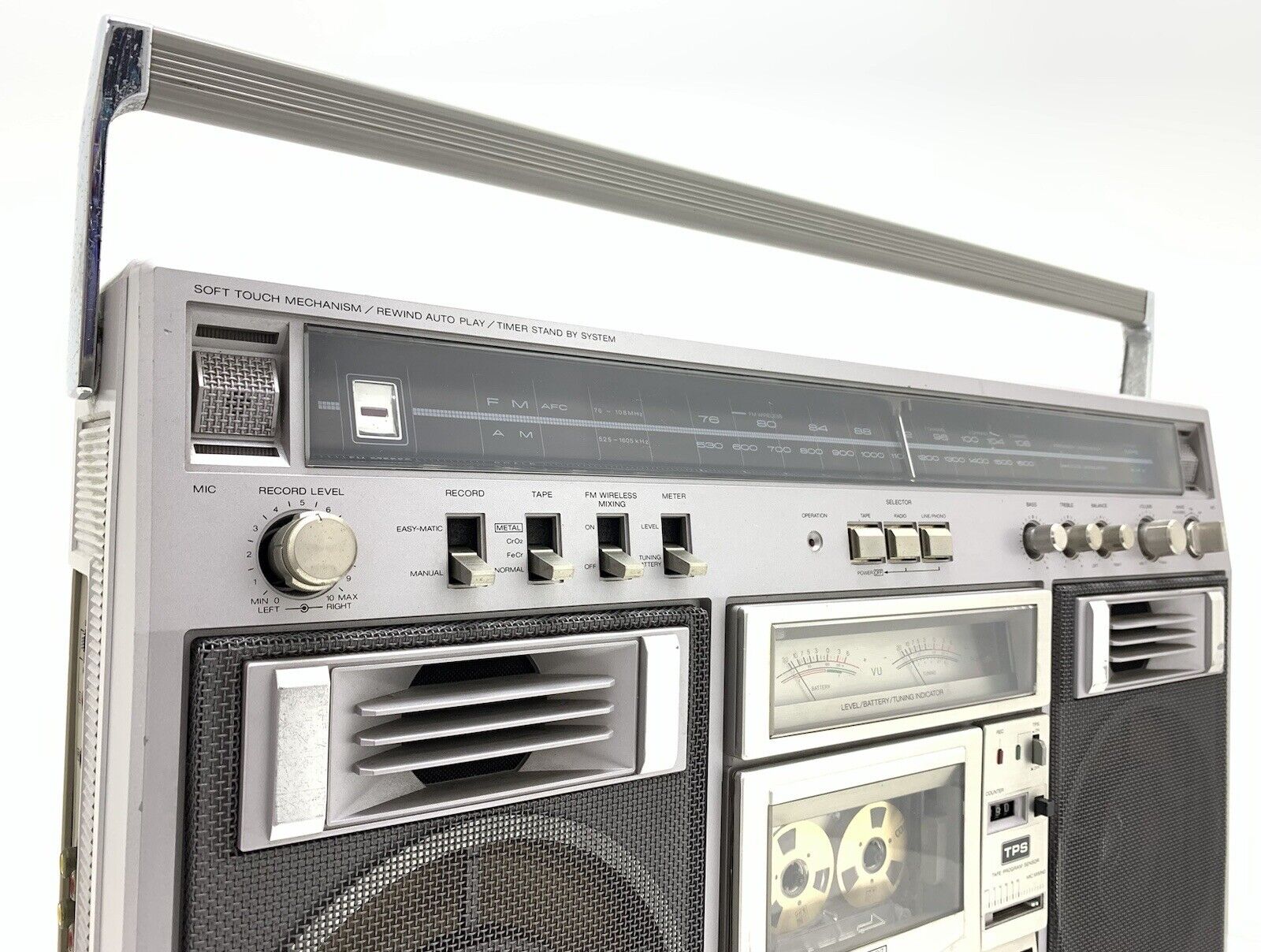 NATIONAL PANASONIC RX-5600 BOOMBOX STEREO Radio Cassette Vintage Work Good Look