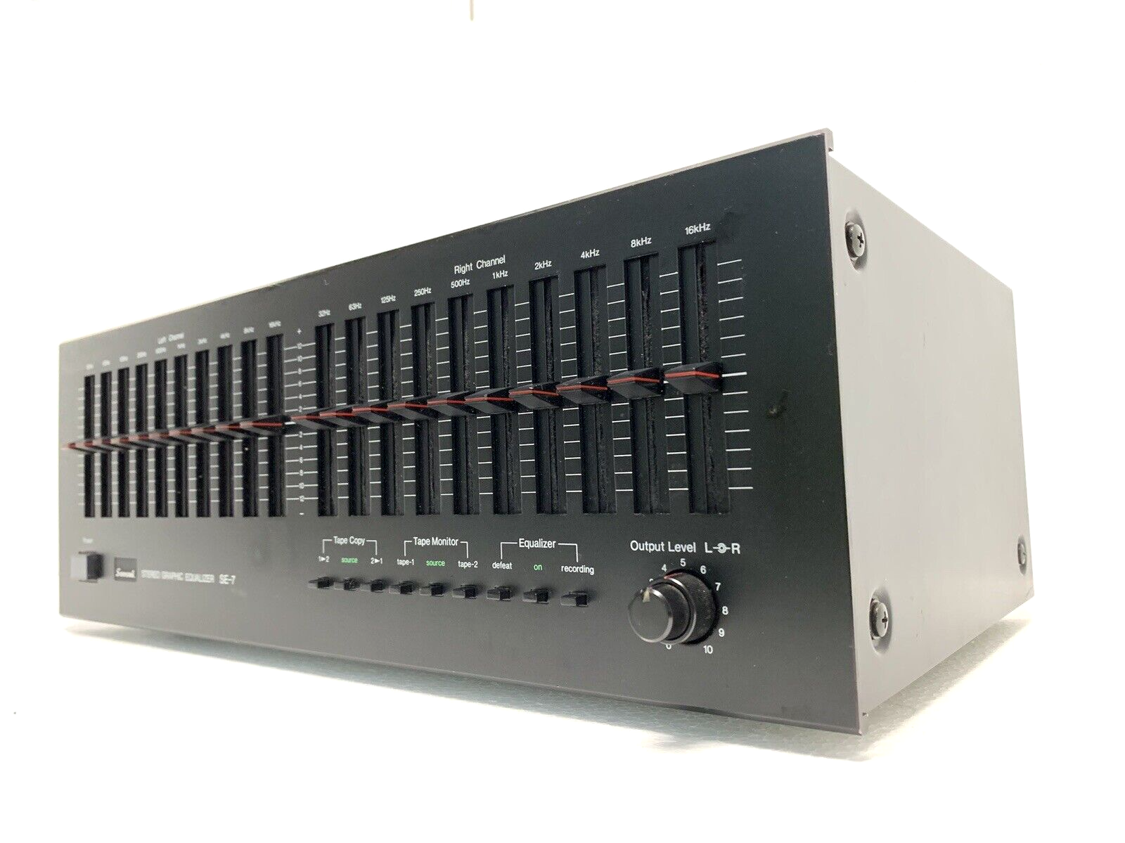 SANSUI SE-7 Stereo Graphic Equalizer  Vintage 1979  Hi Fi WORK PERFECT Good Look