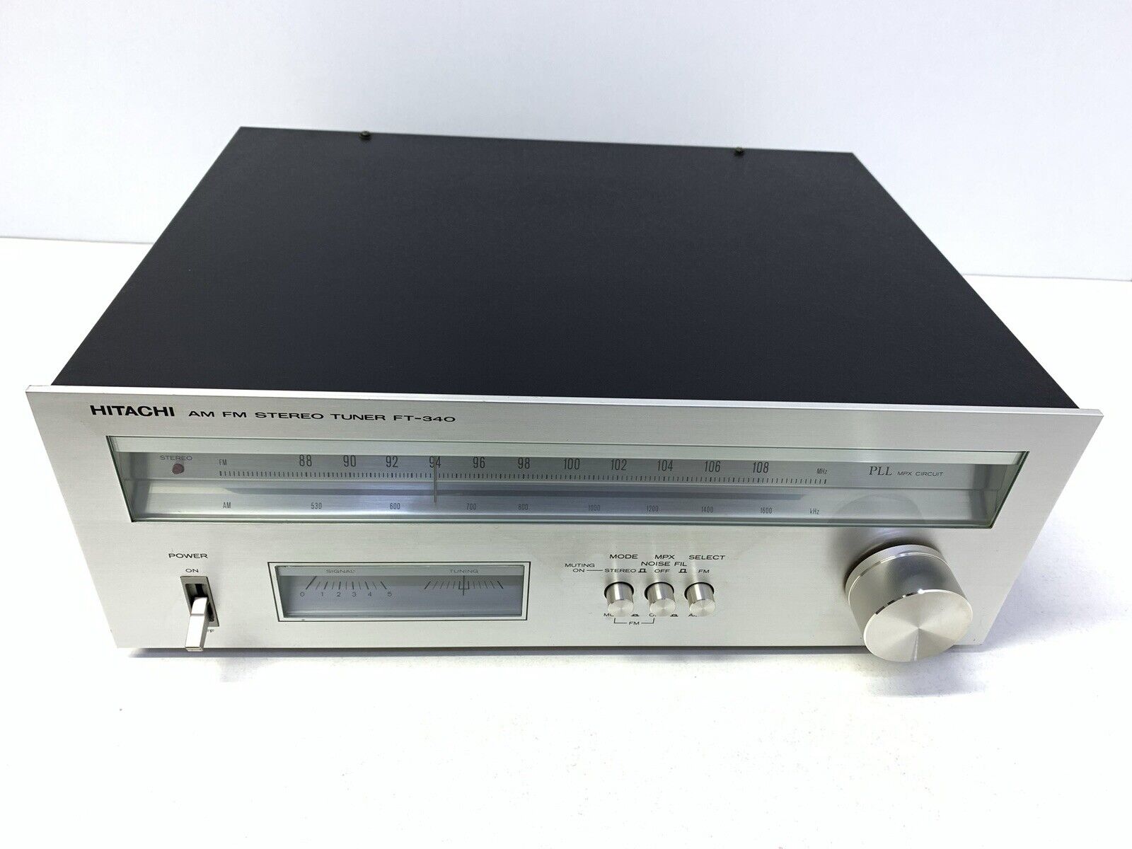 HITACHI FT-340 AM/FM Stereo Tuner Hi Fi Japan Vintage 1977 Refurbished Good Look