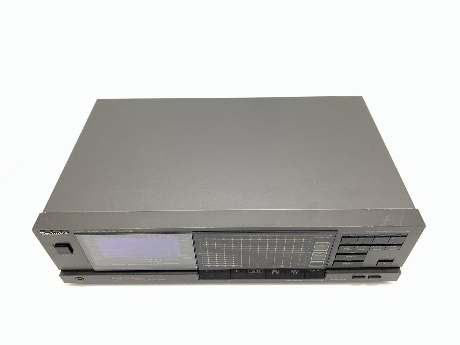 TECHNICS SH 8066 Stereo Graphic Equalizer Spectrum Analyzer Vintage 1984 GodLook