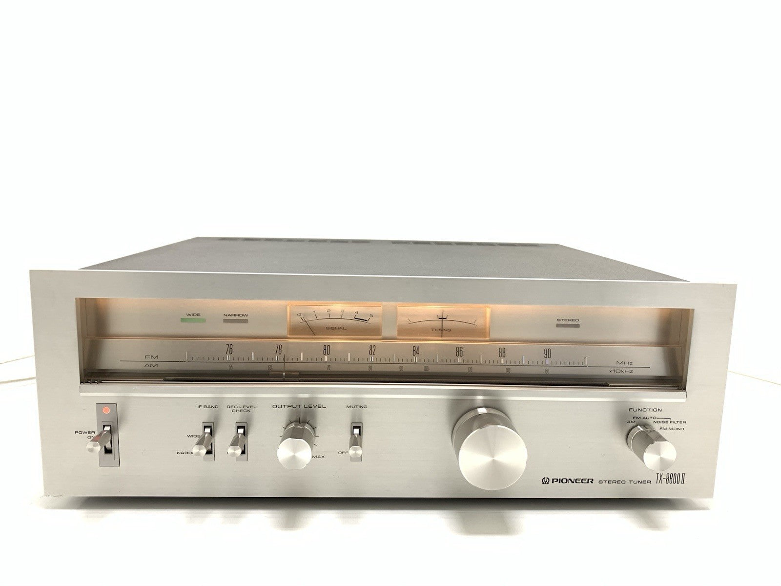 PIONEER TX 8800 II AM/FM Stereo Analogue Tuner Vintage 1979 WORK Good Look