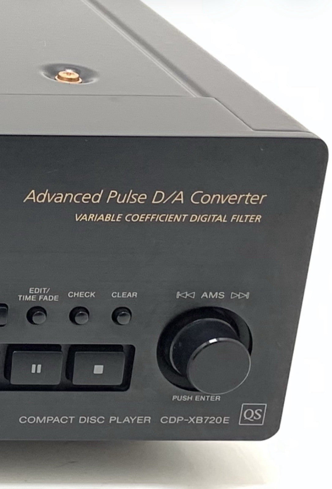 SONY CDP XB720E QS Audiophile Compact Disc CD Player Vintage 1990 WORK Good Look
