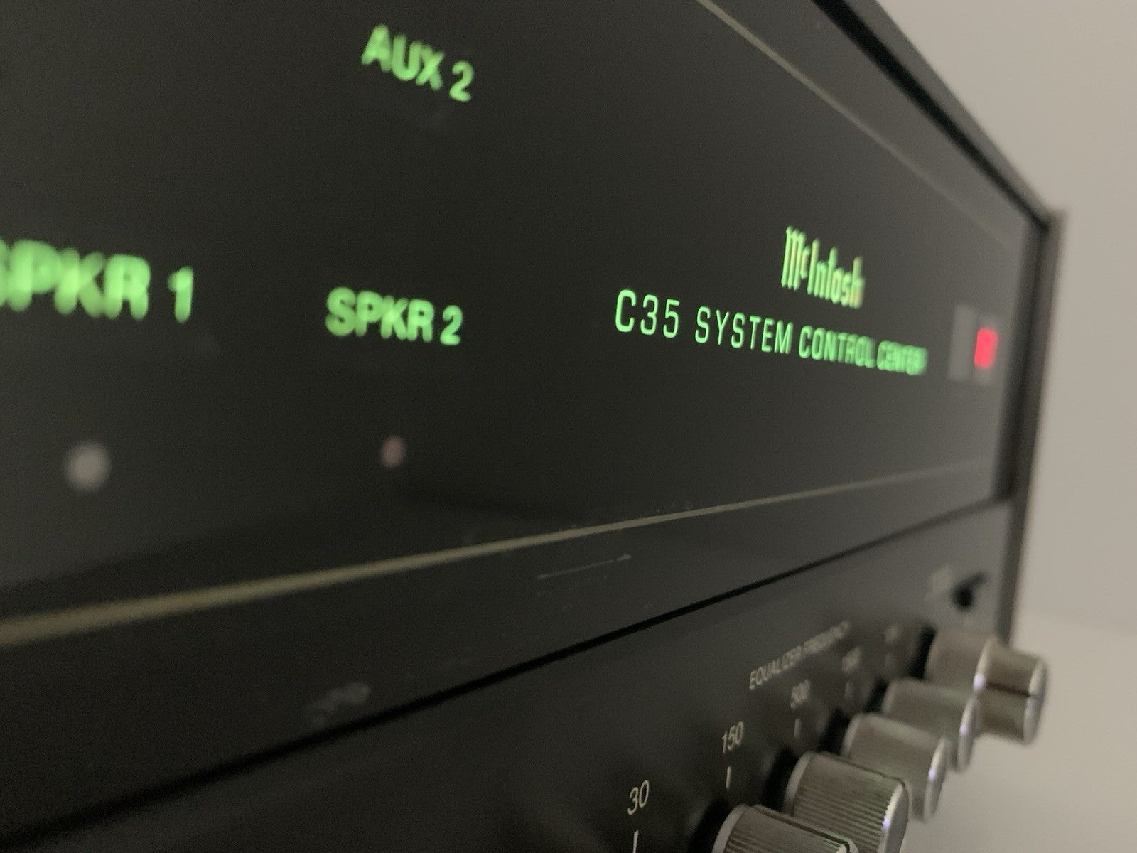 McINTOSH C 35 System Control Center Stereo Pre Amplifier Vintage WORK Good Look