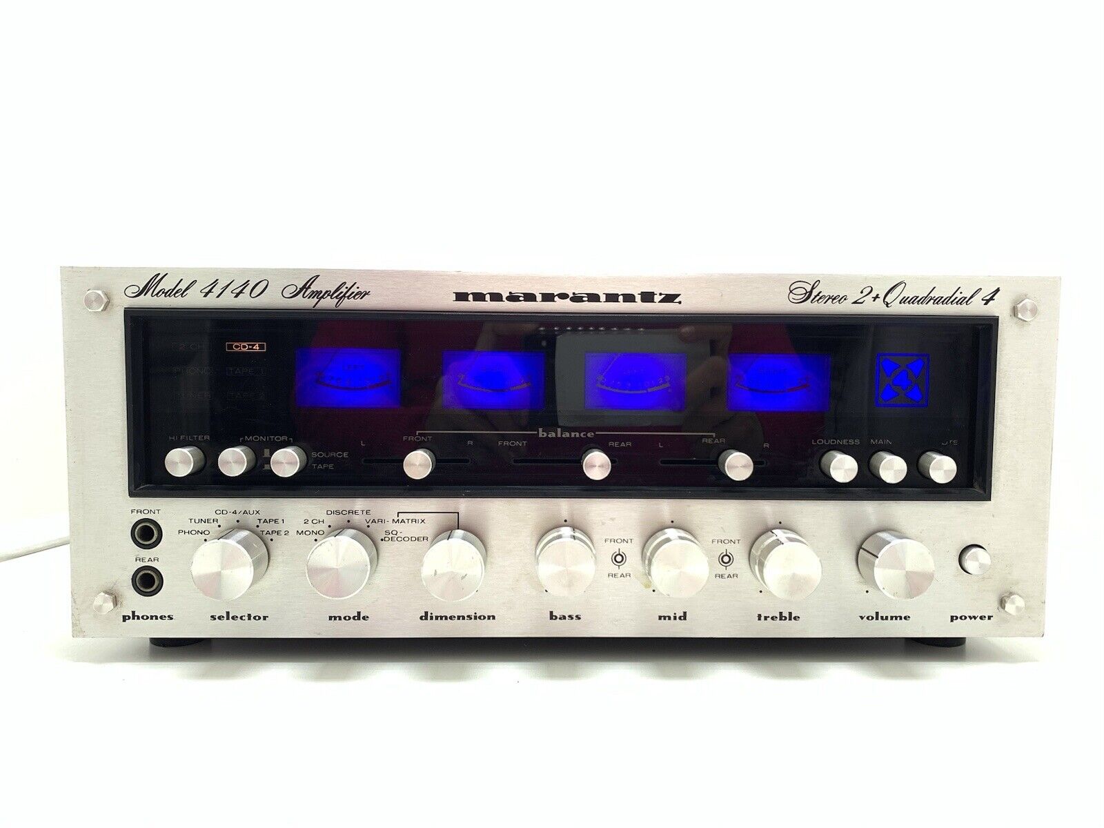 MARANTZ 4140 RARE Stereo Quadradial Amplifier 140 WRMS Vintage 1977 Good Look