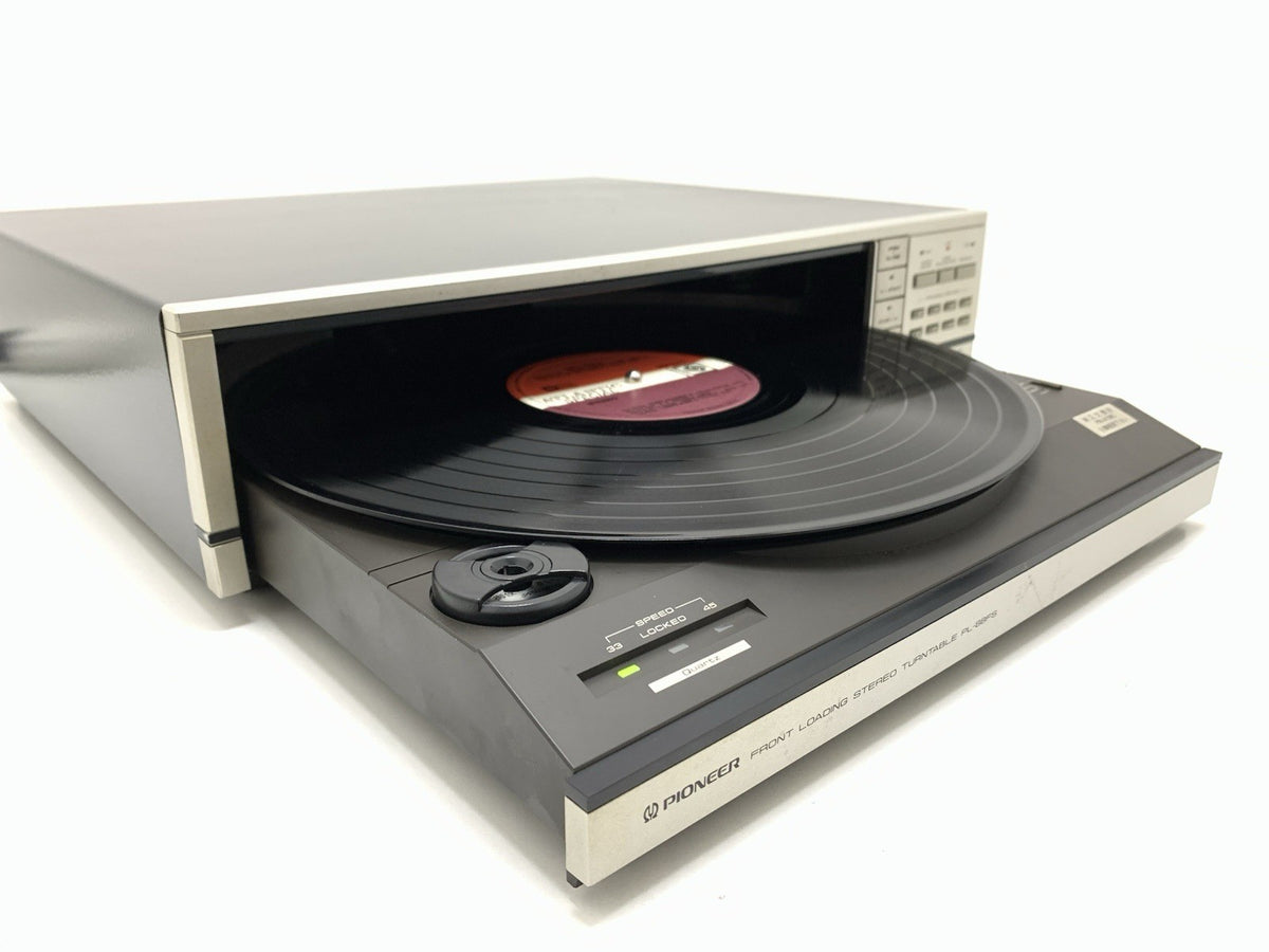 Pioneer PL-88FS Front Loading Direct Drive Turntable Serviced Vintage Good Look