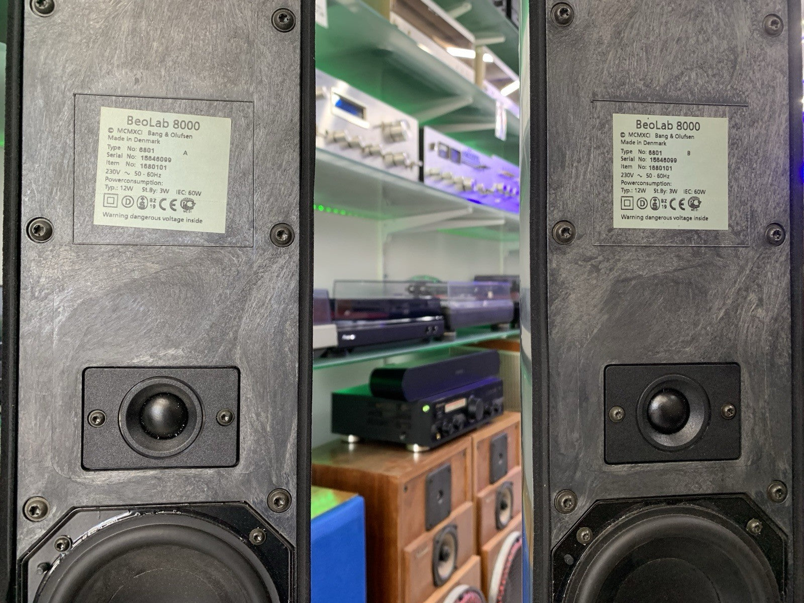 Bang Olufsen B&o BEOLAB 8000 Vintage Active Speaker 2 Way 125WRMS Work Good Look