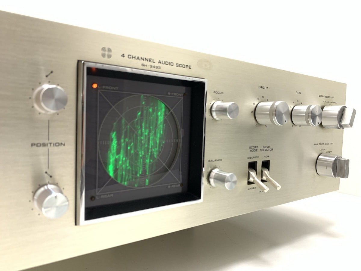 TECHNICS SH-3433 Audio Scope 4 Channel RARE Hi Fi Vintage 1973 WORK Good Look