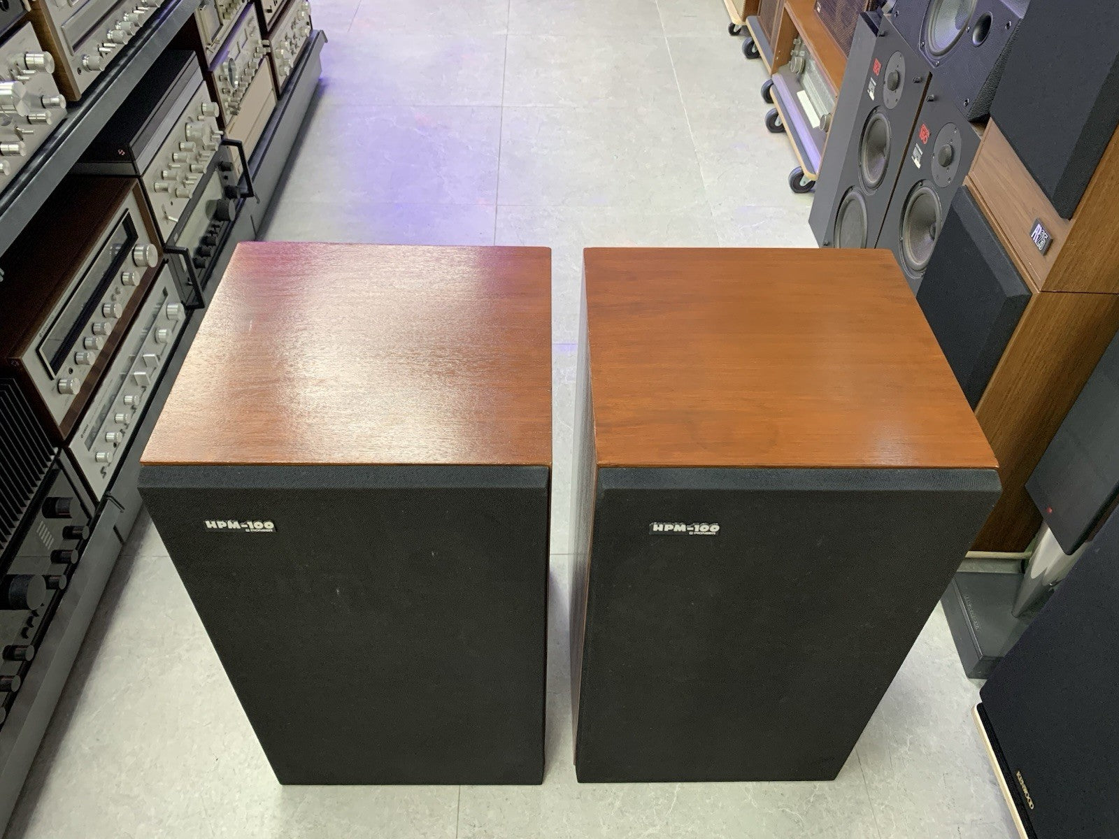 PIONEER HPM 100 Original 4Way SPEAKERS 100 Watts RMS Vintage 1976 WORK GOOD LOOK