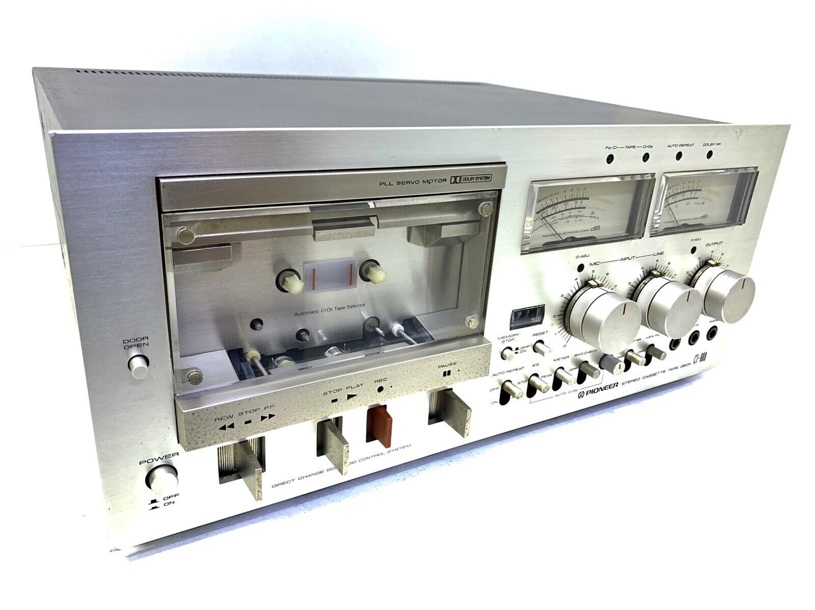 Pioneer CT-800 カセットデッキ ジャンク PIONEER TAPE DECK CT-800 またまた修理（笑 - 昔のオーディオは