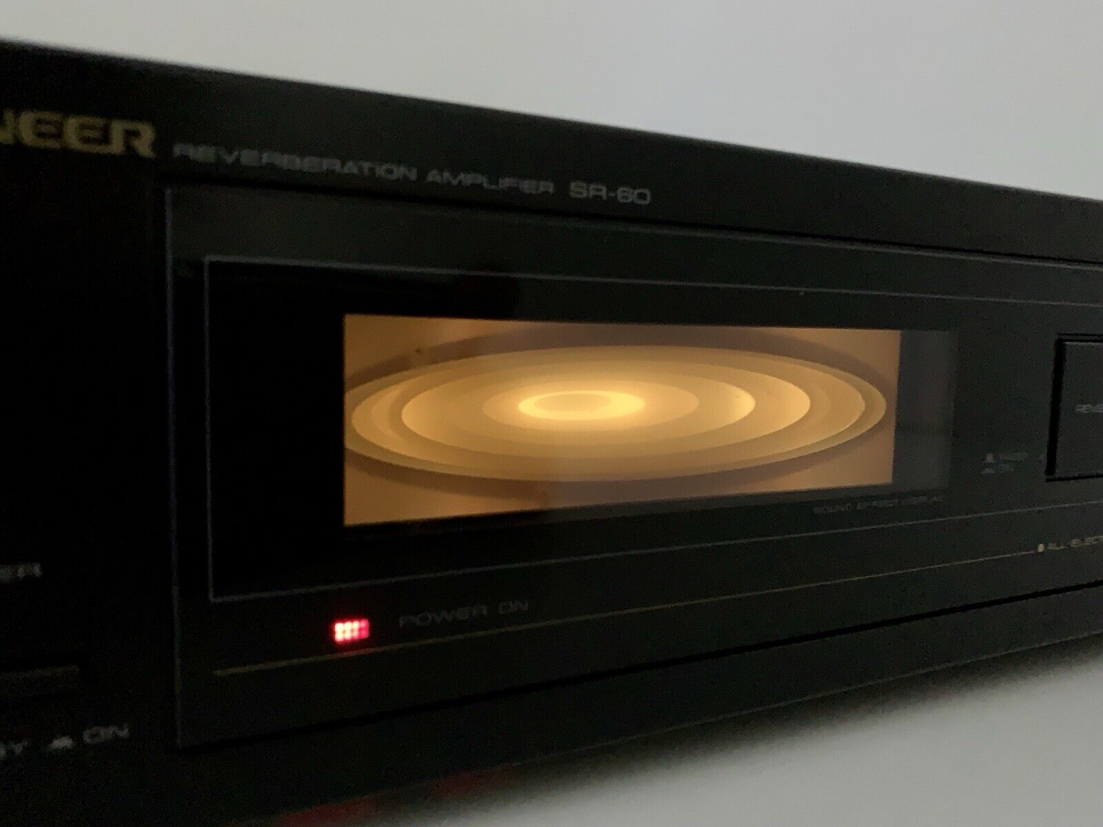 PIONEER Stereo REVERBERATION AMPLIFIER SR-60 Vintage 1984 Work PERFECT Good Look