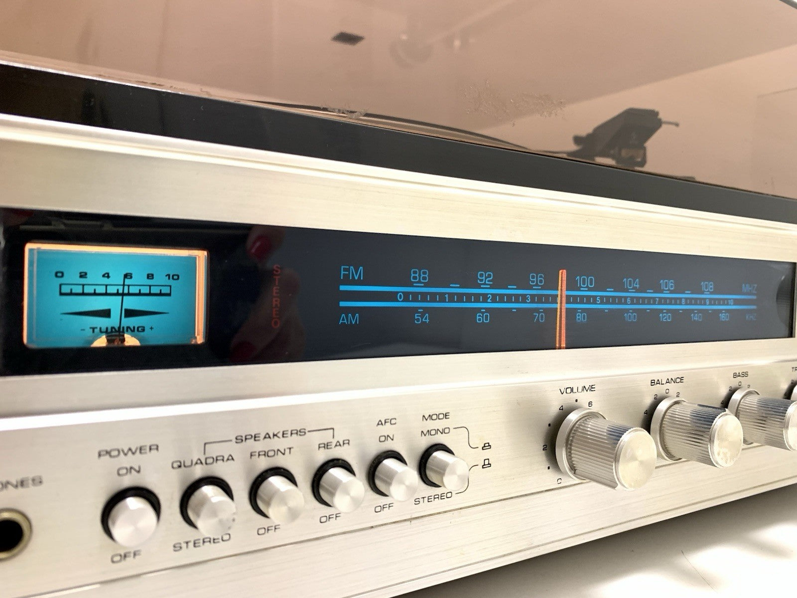 NORESCO QUADRASOUND System Model 8560 Receiver+Turntable DUAL 1225 WORK GoodLook