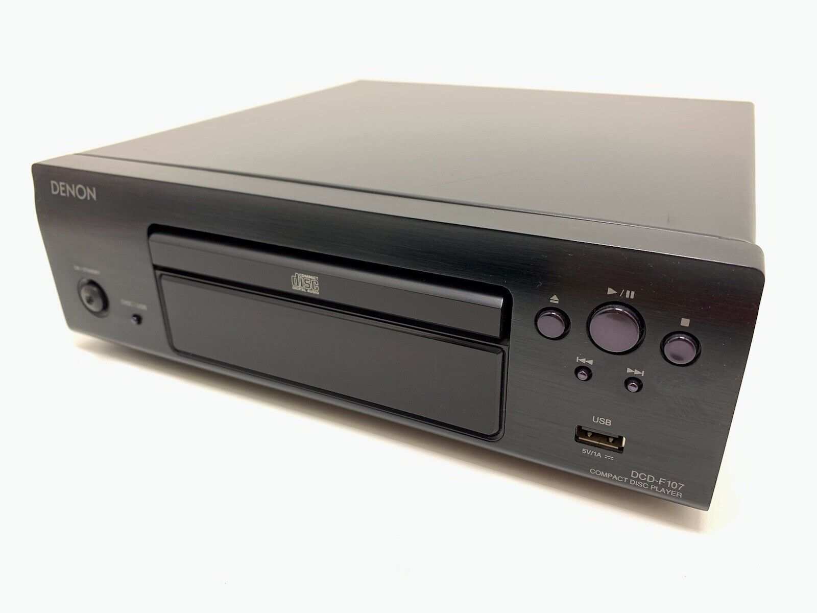 DENON DCD F107 CD Digital Compact Disc Player 20 Bits Vintage Work Good Look