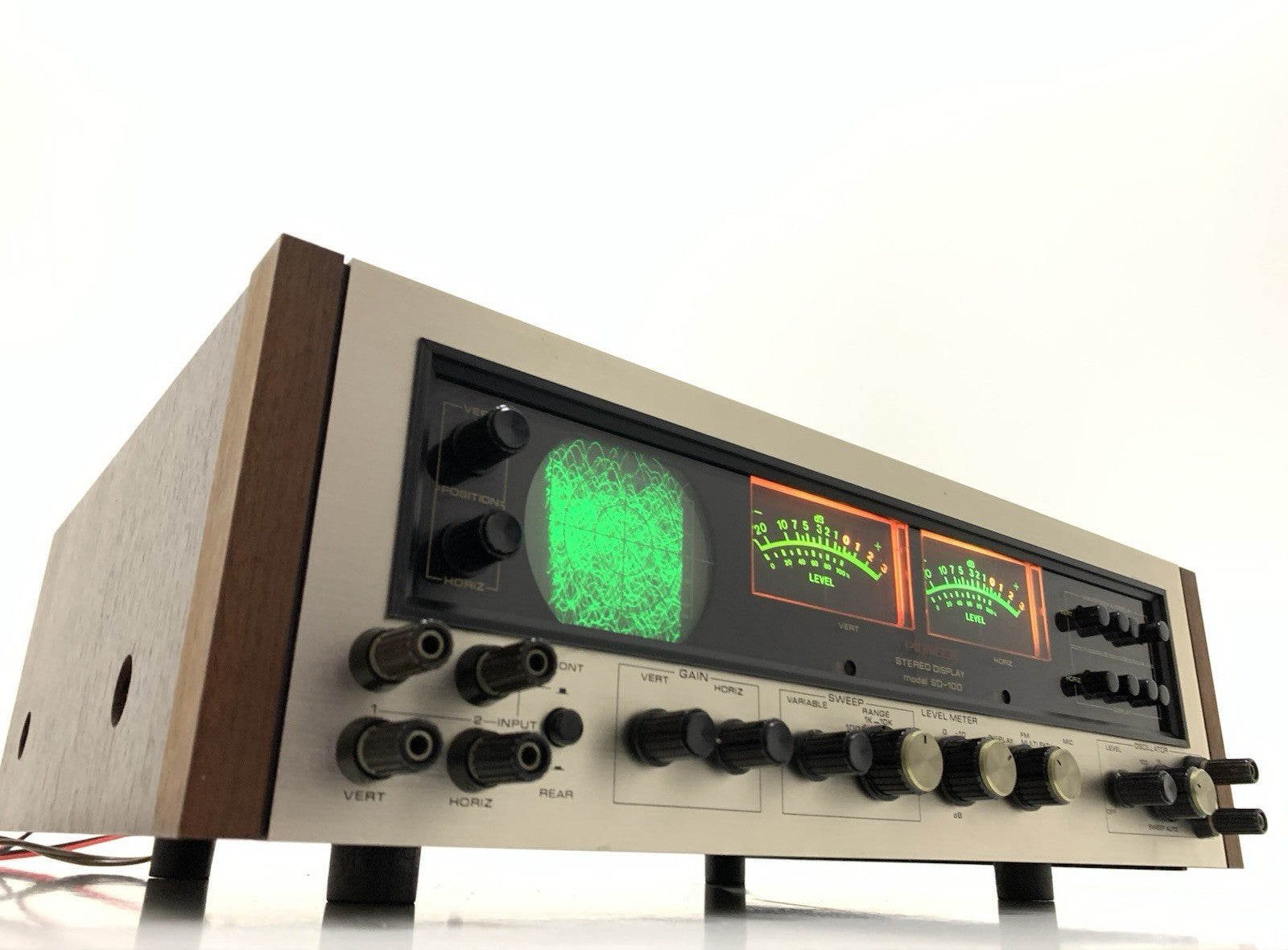 PIONEER SD 100 Stereo Display Audio Scope VERY RARE Vintage 1971 WORK Good Look