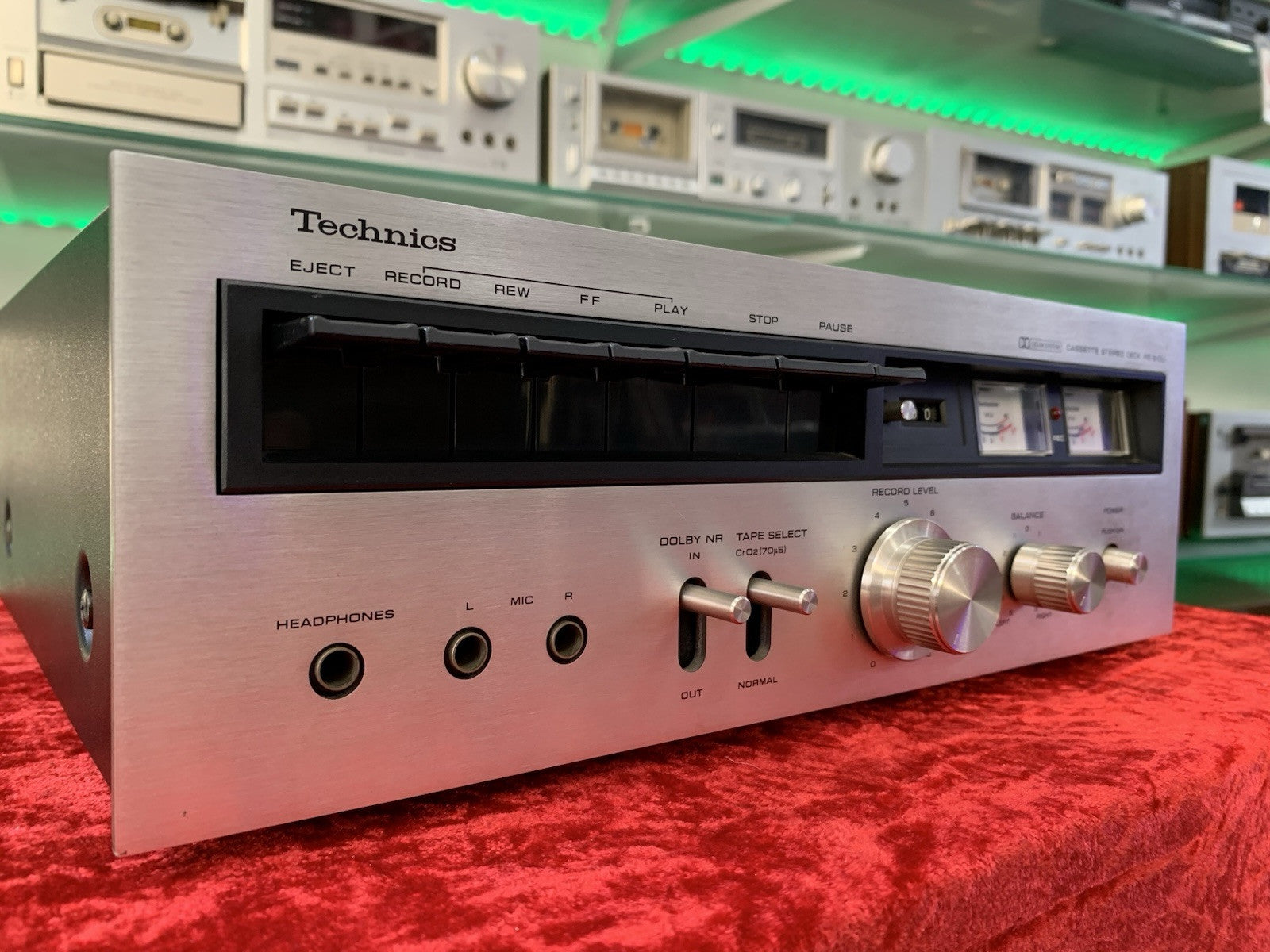 TECHNICS RS 610U Tape Deck 2Head Stereo HiFi Cassette Vintage 1973 WORK GoodLook