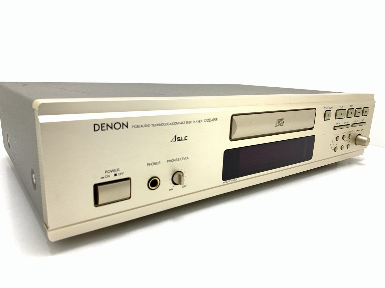 DENON DCD 655 Digital Compact Disc Player Gold High End Vintage 1999 Good Look