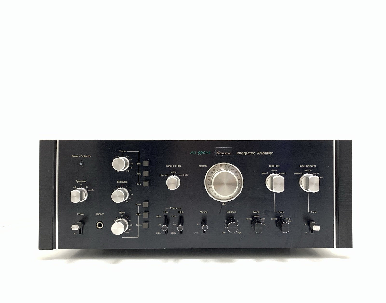 SANSUI AU 9900A VERY RARE Stereo Amplifier 80+80Watts RMS Vintage 1977 Good Look
