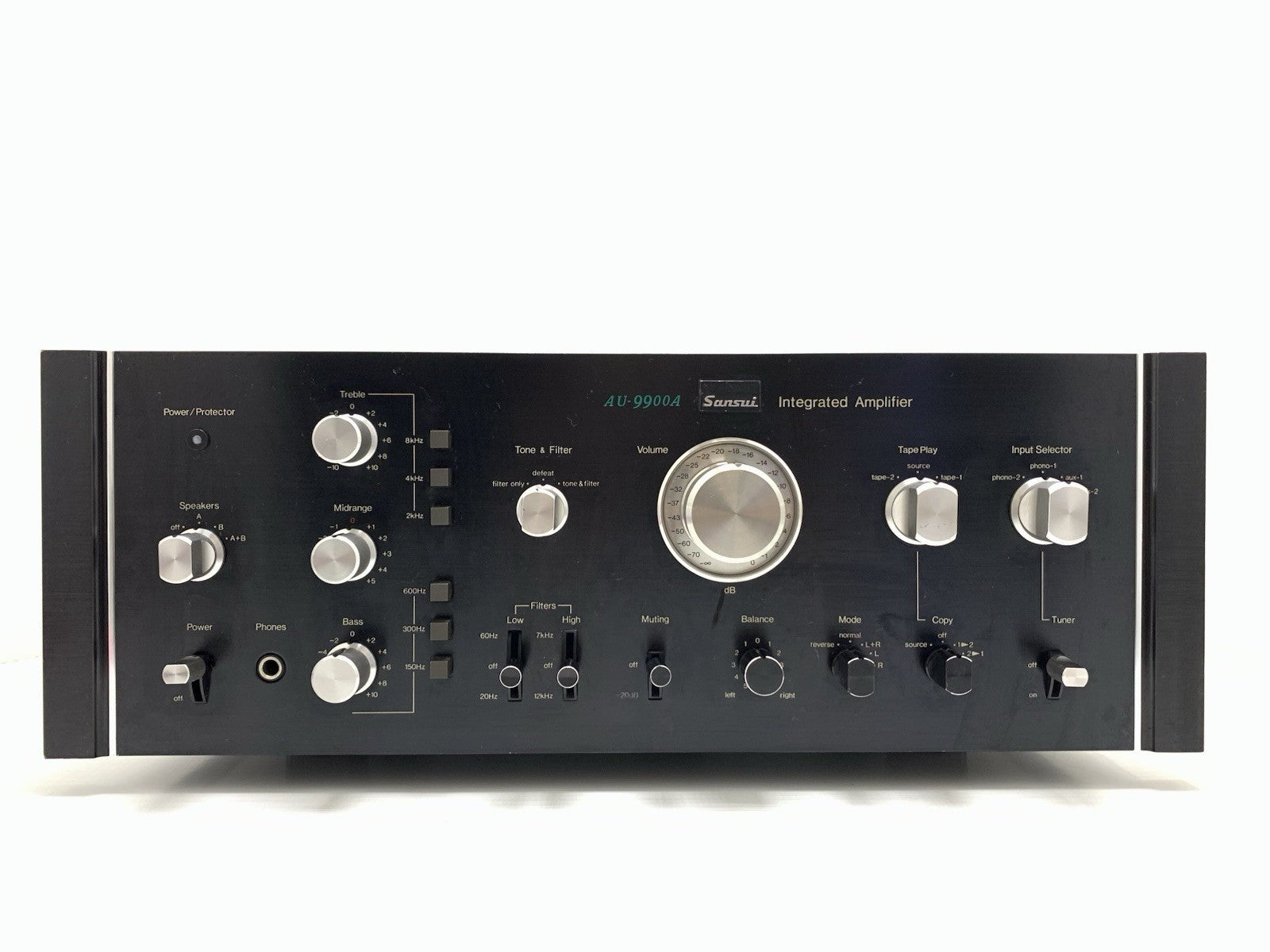 SANSUI AU 9900A VERY RARE Stereo Amplifier 80+80Watts RMS Vintage 1977 Good Look