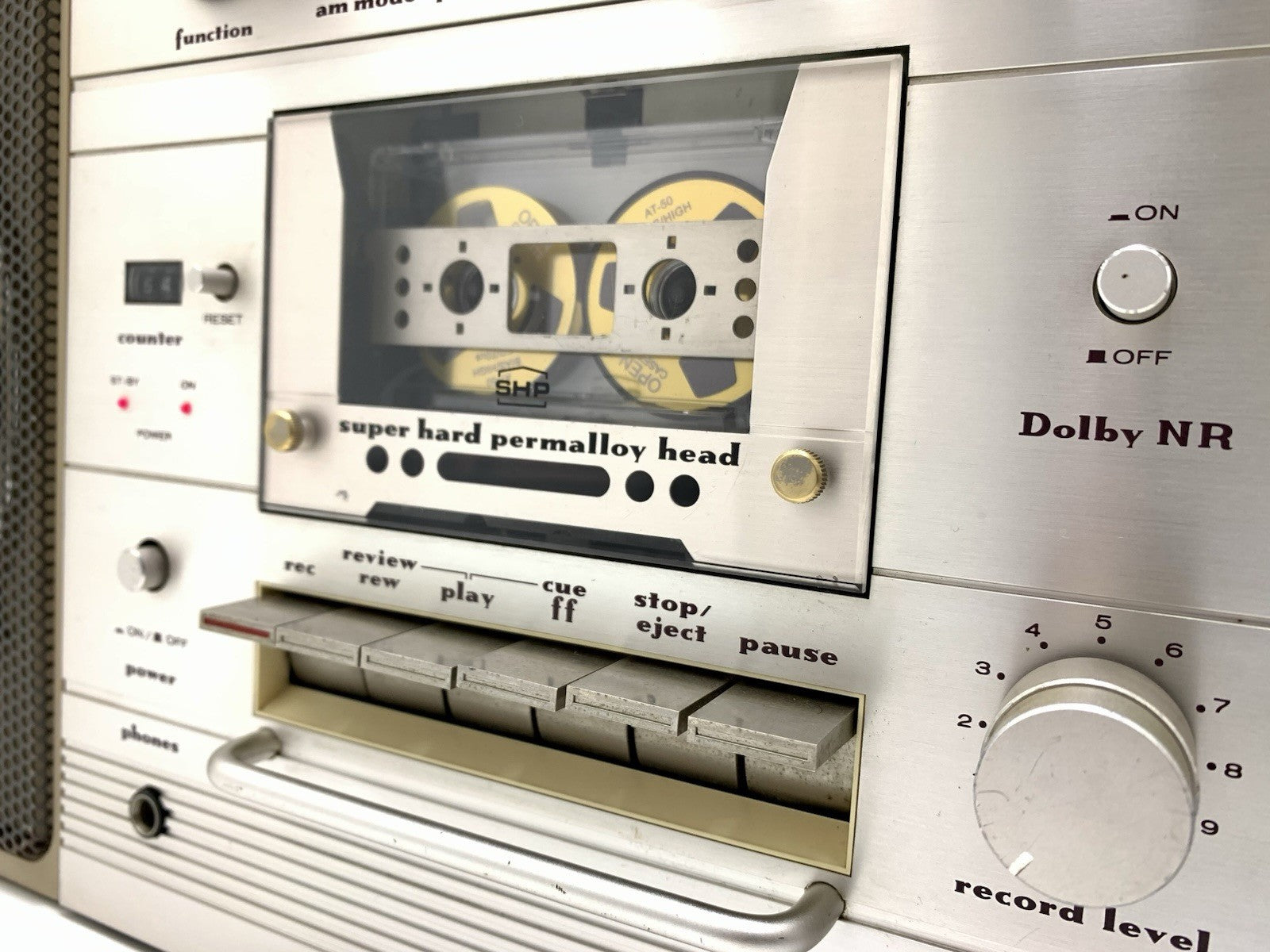 MARANTZ PMS 7004 BIG BOOMBOX STEREO Radio Cassette Vintage 1981 WORK Good Look