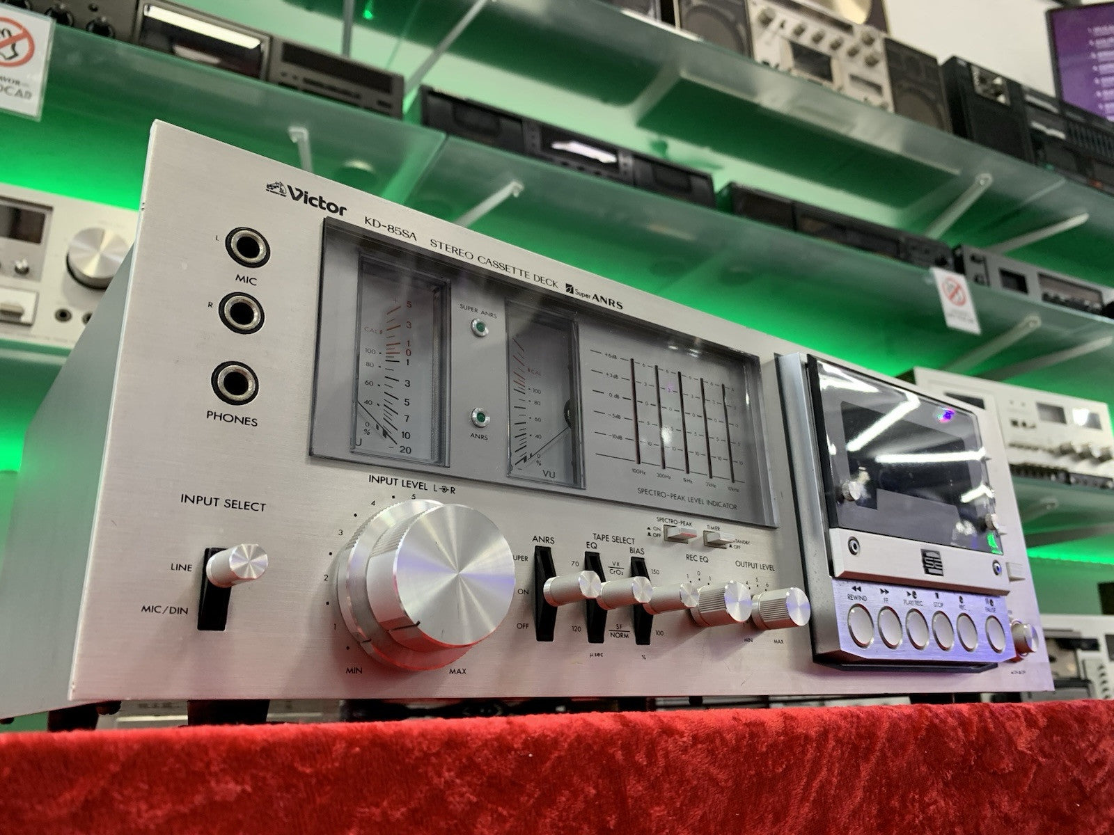 JVC VICTOR KD 85 SA Stereo Cassette TAPE Deck Vintage 1978 WORK Perfect GoodLook