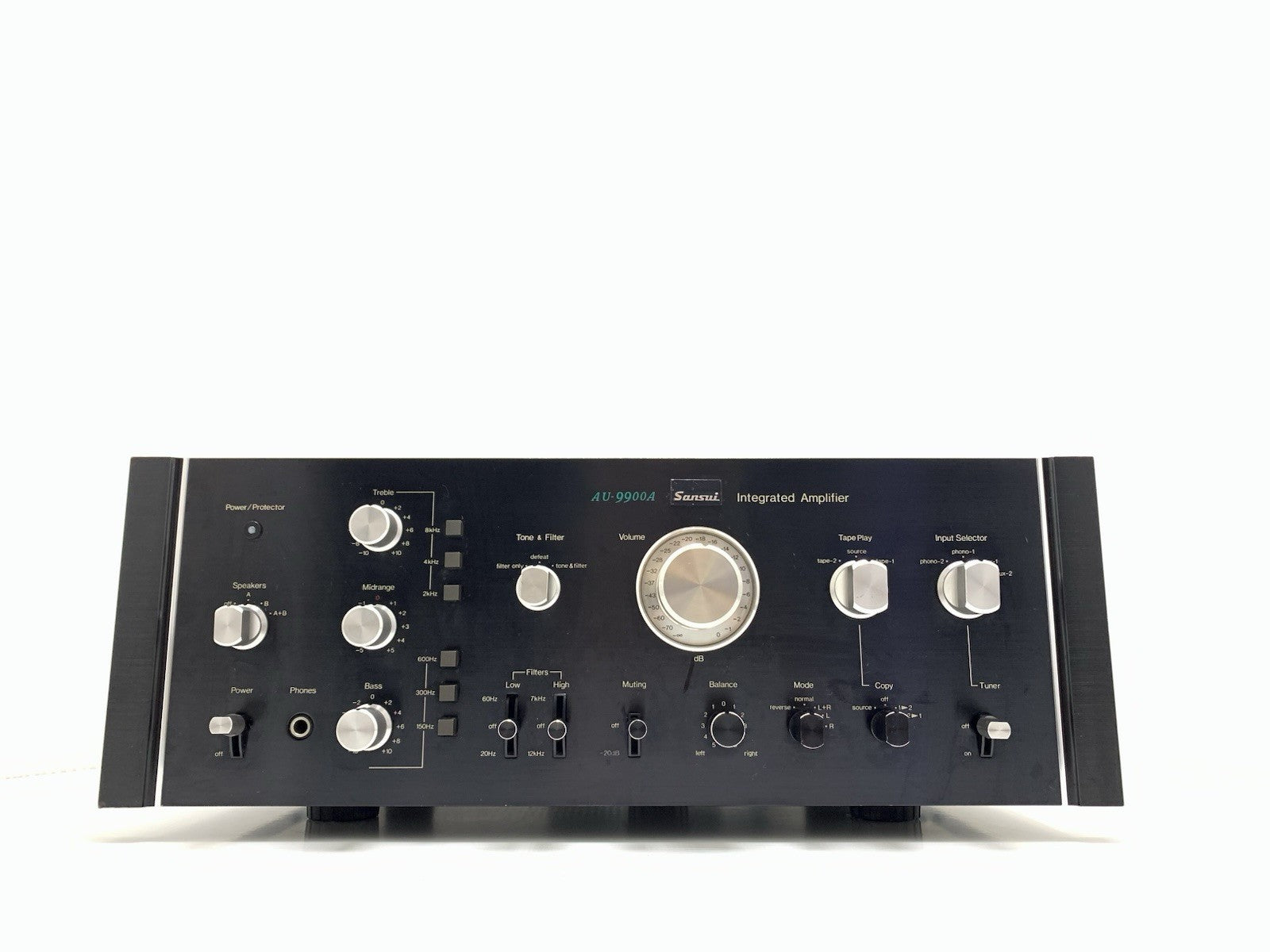 SANSUI AU 9900A VERY RARE Stereo Amplifier 80+80Watts RMS Vintage 1977 Good Look