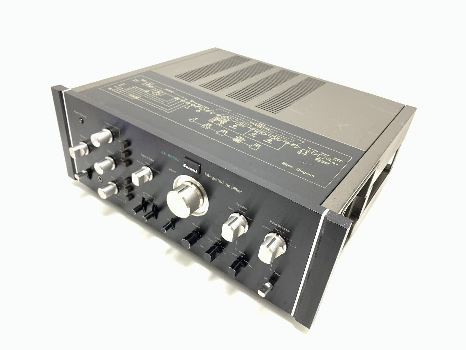 SANSUI AU 9900A VERY RARE Stereo Amplifier 80+80Watts RMS Vintage 1977 Good Look