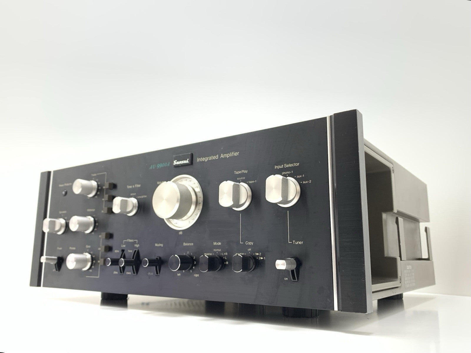 SANSUI AU 9900A VERY RARE Stereo Amplifier 80+80Watts RMS Vintage 1977 Good Look