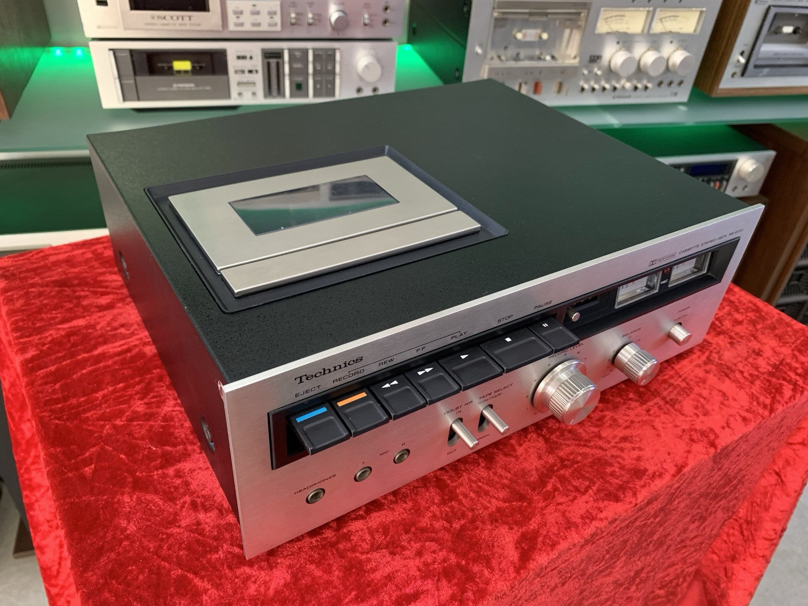 TECHNICS RS 610U Tape Deck 2Head Stereo HiFi Cassette Vintage 1973 WORK GoodLook