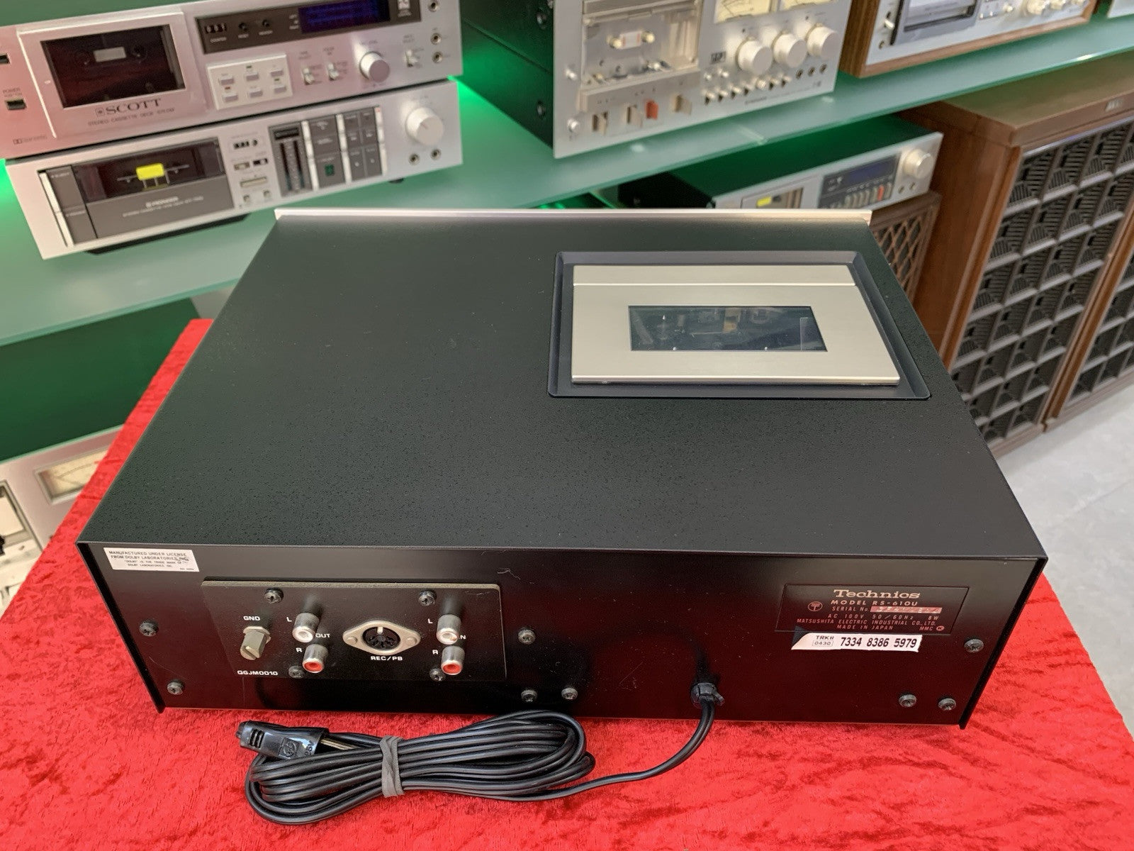 TECHNICS RS 610U Tape Deck 2Head Stereo HiFi Cassette Vintage 1973 WORK GoodLook