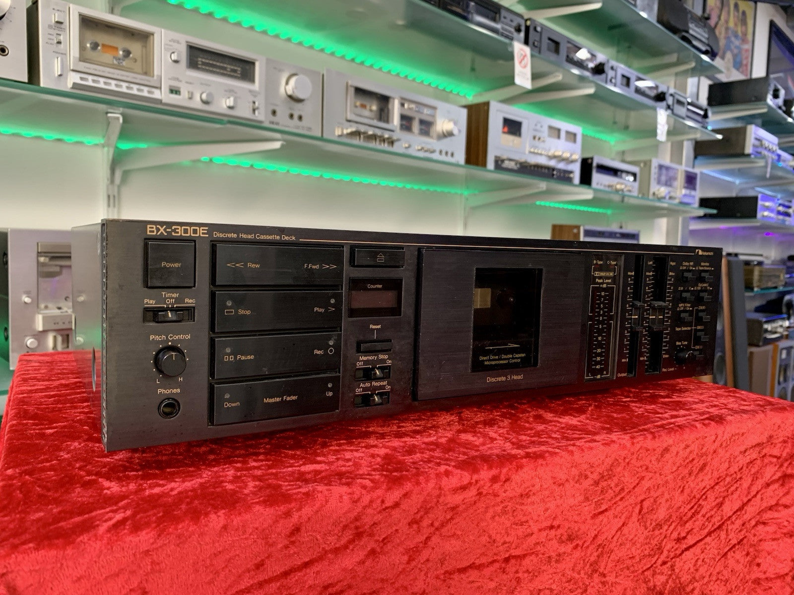 NAKAMICHI BX-300E Hi End  3 Head Cassette Tape Deck Vintage 1984 WORK Good Look