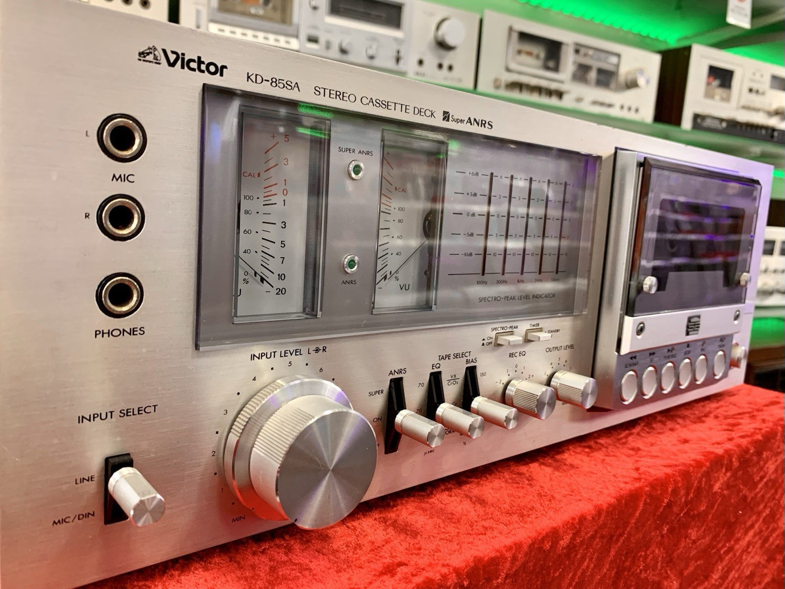 JVC VICTOR KD 85 SA Stereo Cassette TAPE Deck Vintage 1978 WORK