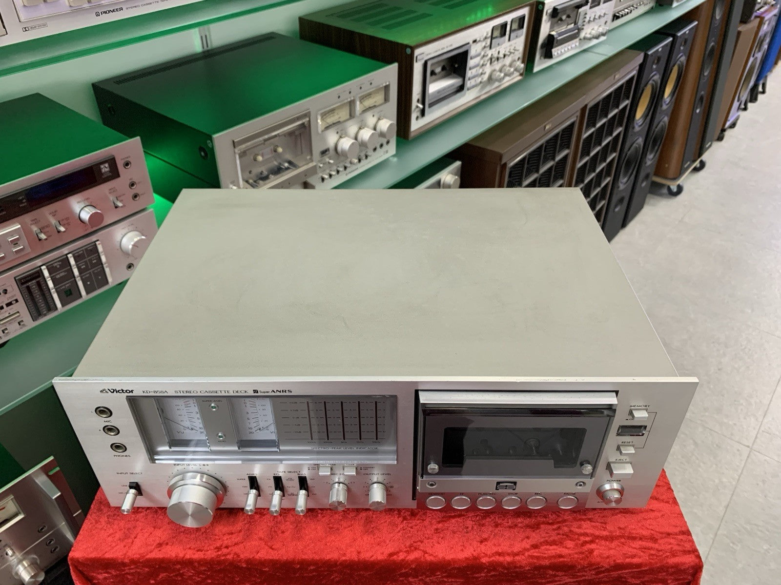 JVC VICTOR KD 85 SA Stereo Cassette TAPE Deck Vintage 1978 WORK