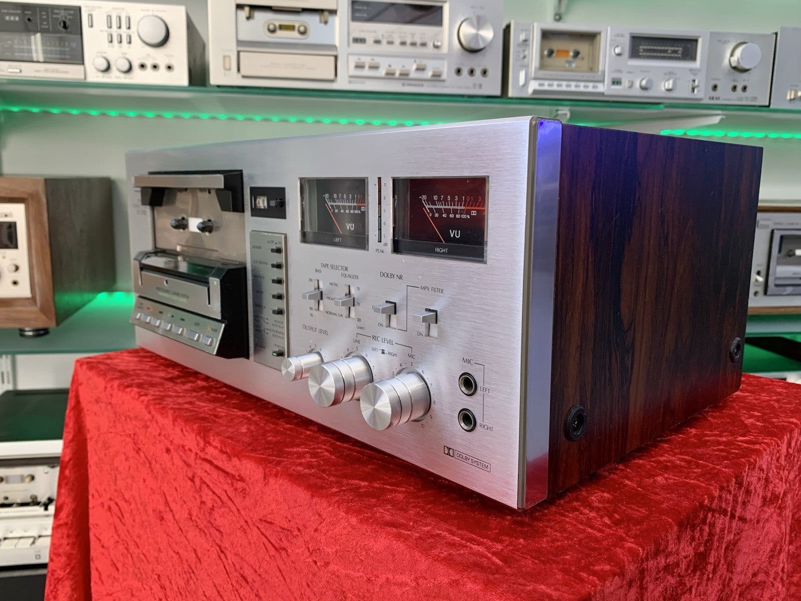 SANSUI SC-5300 Stereo Tape Deck 2 Head Vintage 1979 Hi Fi WORK Perfect Good Look