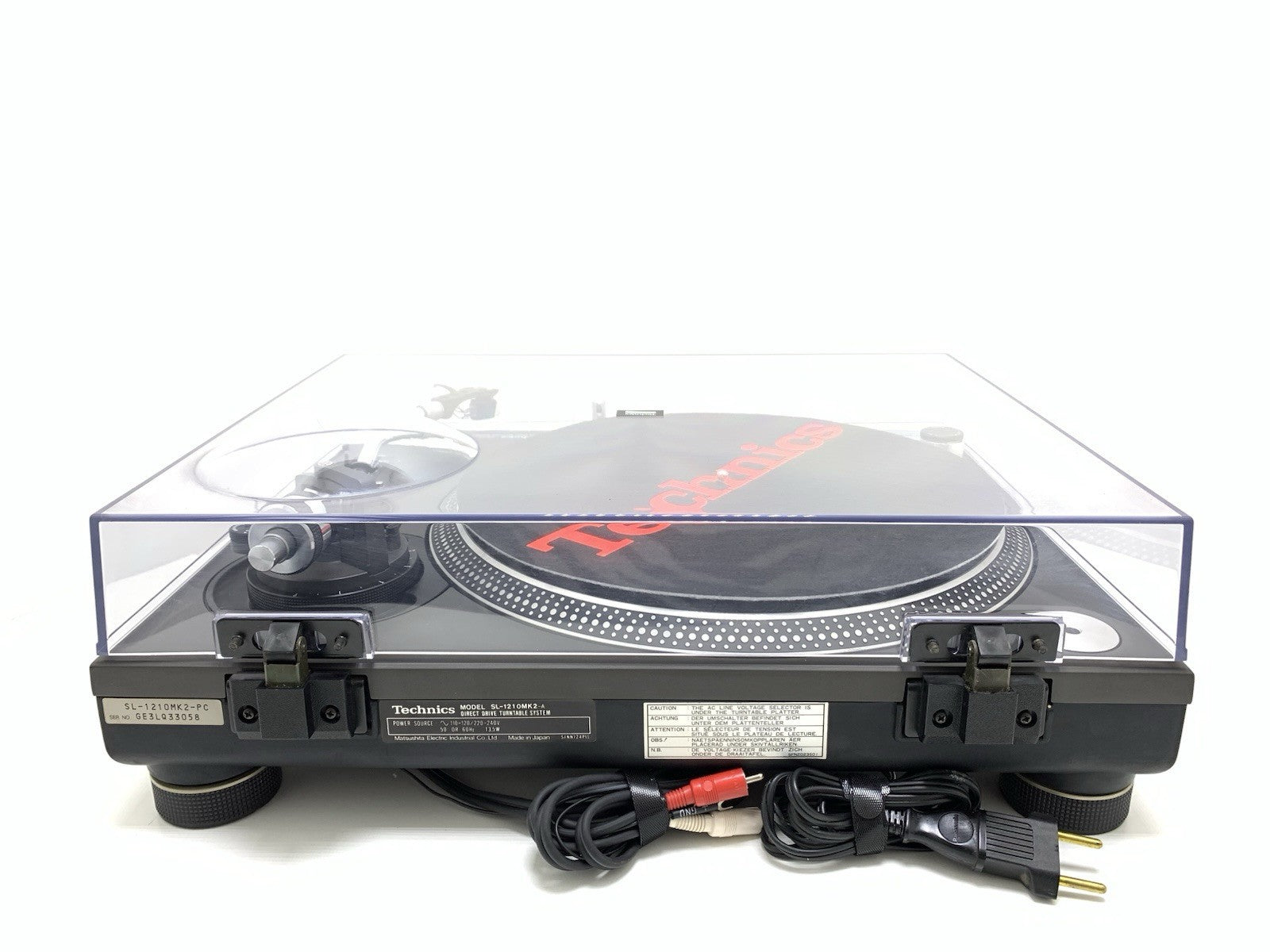 TECHNICS SL 1210 MK2 Direct Drive Turntable Vintage STANTON 680MK2