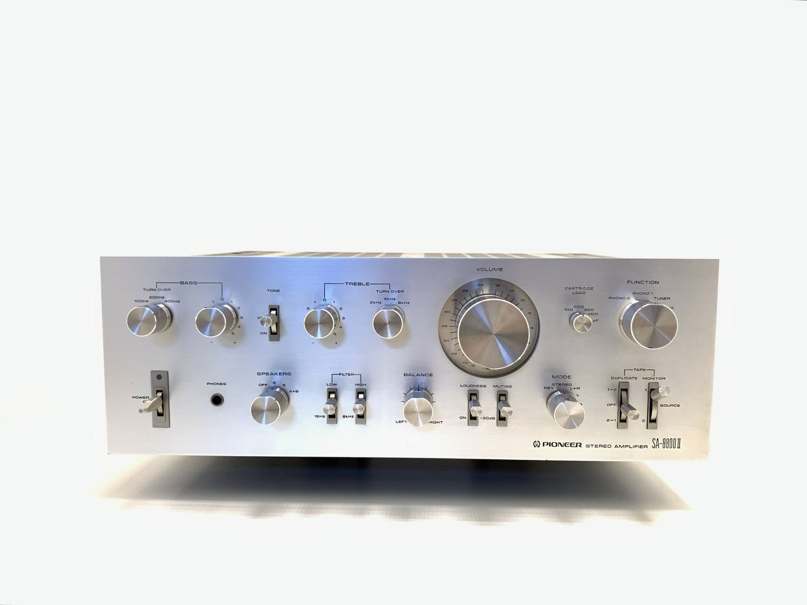 PIONEER SA 8800 II Stereo Amplifier 60+60 WRMS Vintage Work 120 or 220V GoodLook