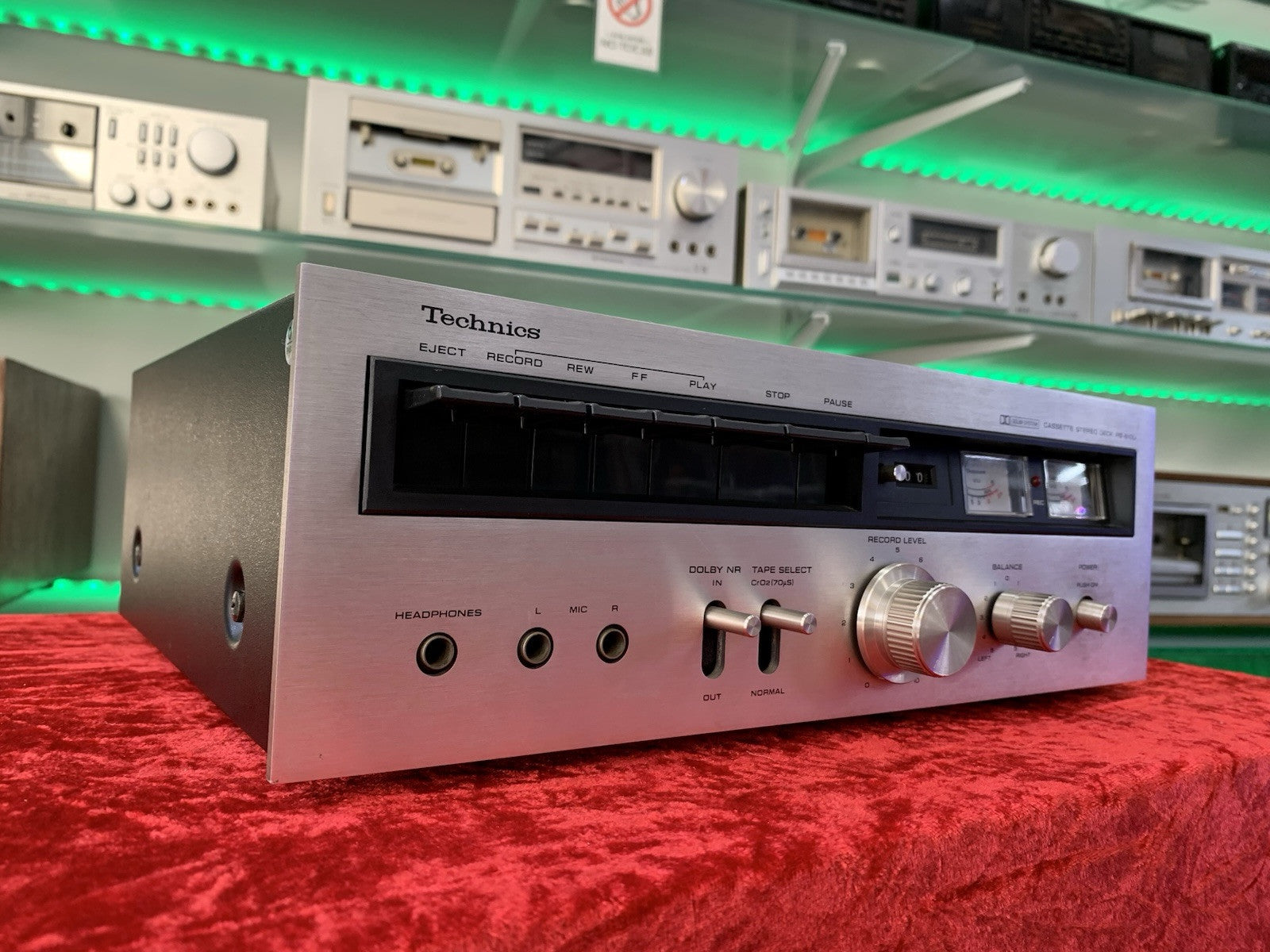 TECHNICS RS 610U Tape Deck 2Head Stereo HiFi Cassette Vintage 1973 WORK GoodLook