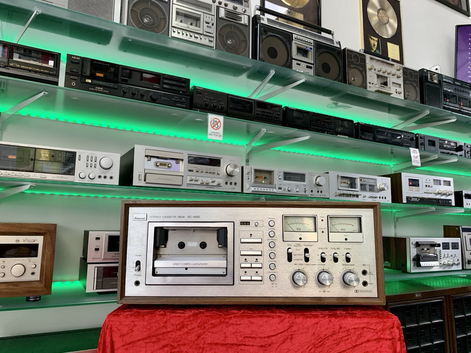 SANSUI SC-5100 2 Head Stereo Tape Deck Vintage 1978 Working Perfect Good Look