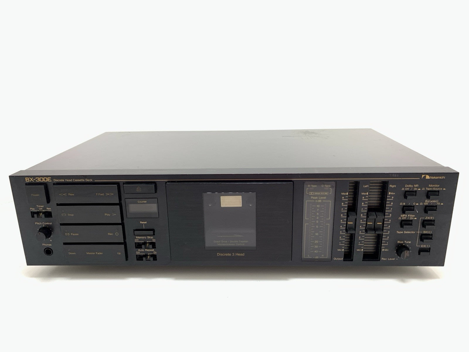 NAKAMICHI BX-300E 3 Head High End Cassette Tape Deck Vintage 1984 WORK Good Look