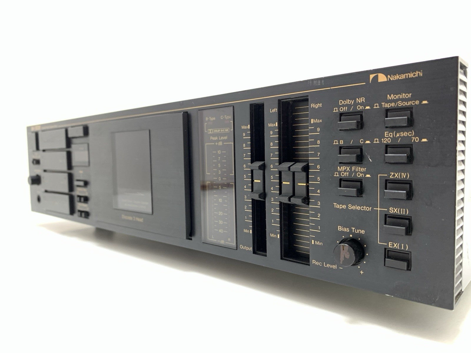 NAKAMICHI BX-300E 3 Head High End Cassette Tape Deck Vintage 1984 WORK Good Look