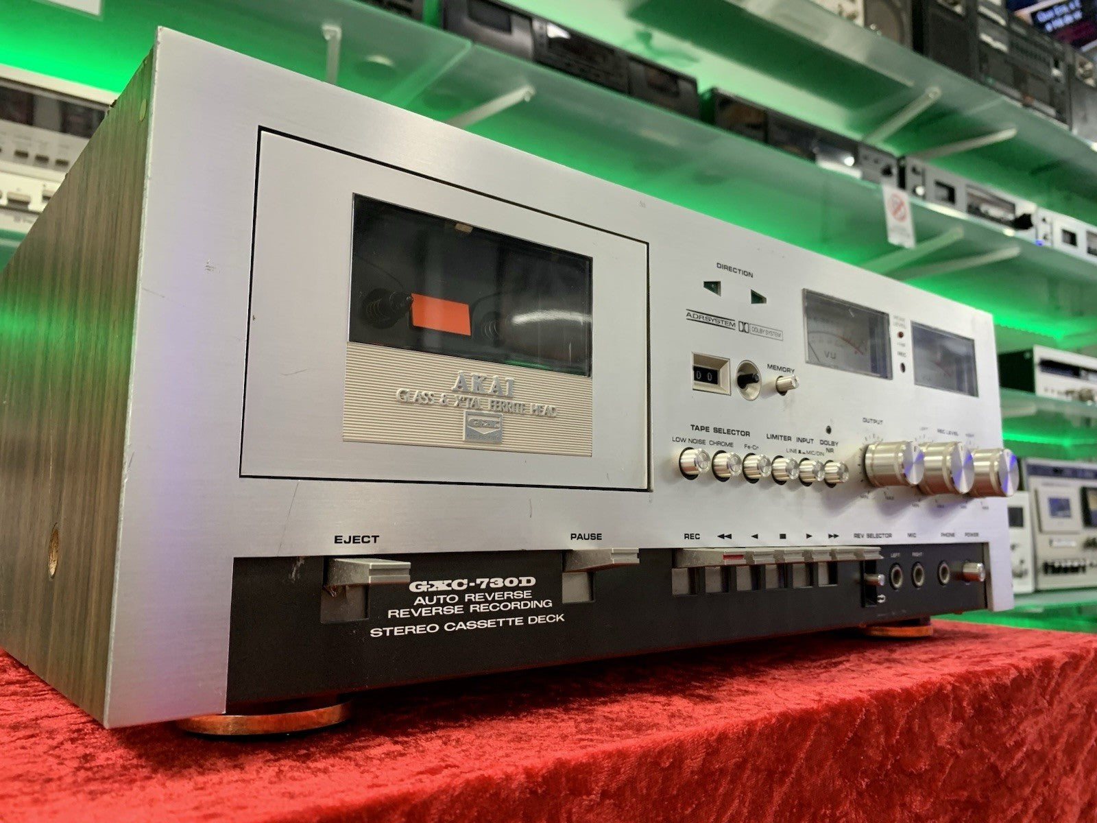 AKAI GXC 730D Gravador de Fita Cassete Vintage 1976 Auto Reverso 3