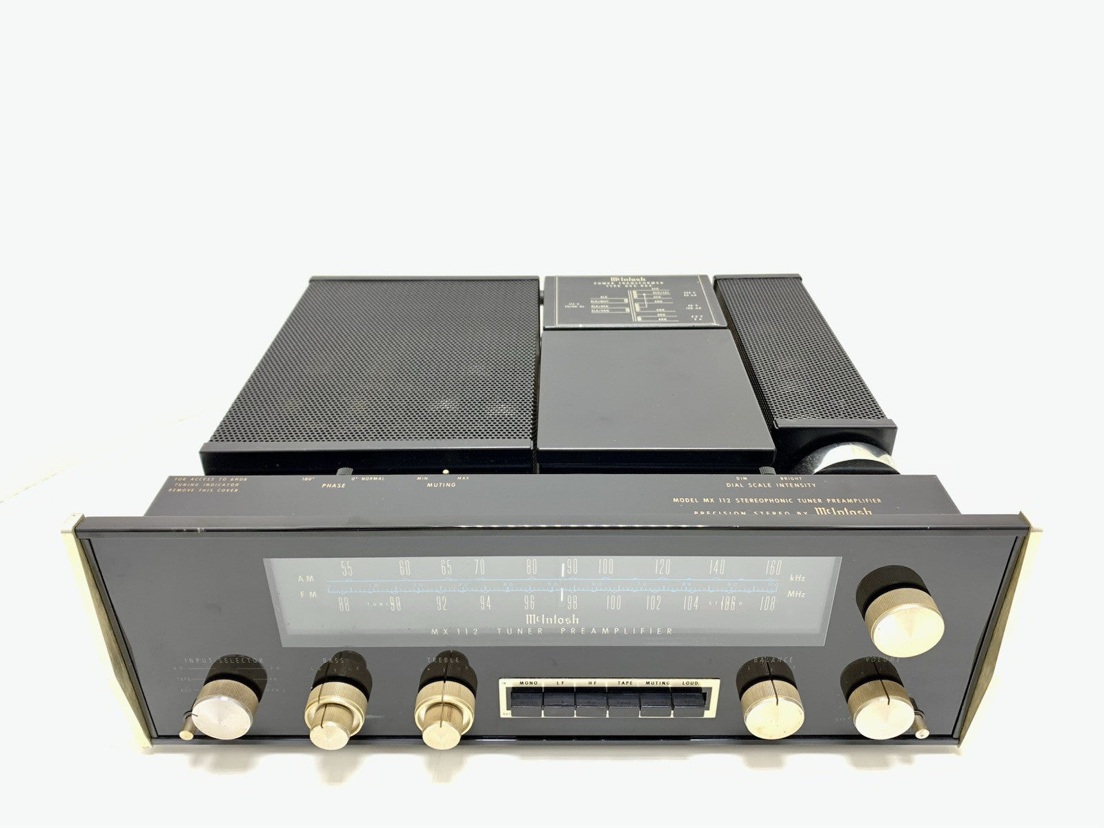 McINTOSH MX 112 Stereo FM AM Tuner Pre Amplifier Vintage 1970 WORKING Good Look
