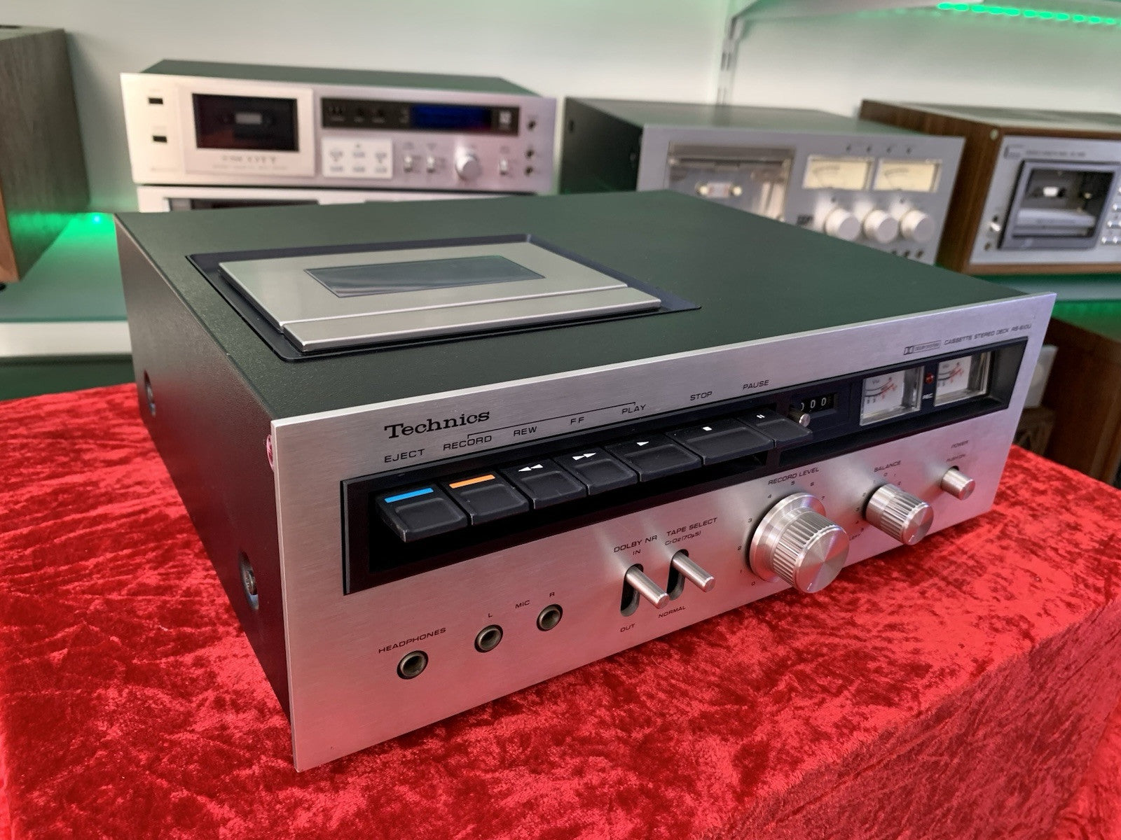 TECHNICS RS 610U Tape Deck 2Head Stereo HiFi Cassette Vintage 1973 WORK GoodLook