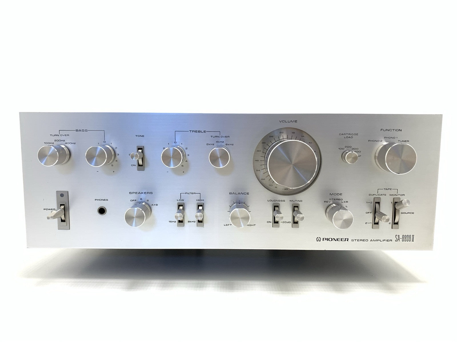 PIONEER SA 8800 II Stereo Amplifier 60+60 WRMS Vintage Work 120 or 220V GoodLook