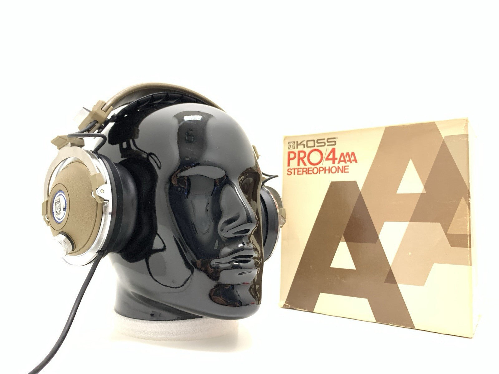 KOSS PRO 4AAA Professional Headphones Vintage 1975 RARE Original BOX WORK GOOD