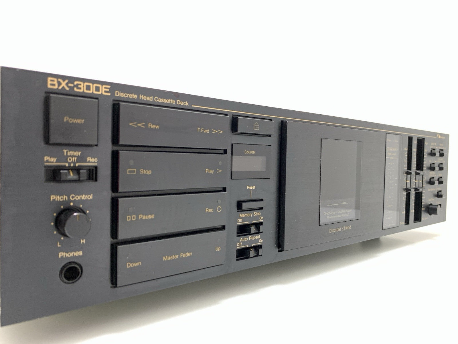 NAKAMICHI BX-300E 3 Head High End Cassette Tape Deck Vintage 1984 WORK Good Look